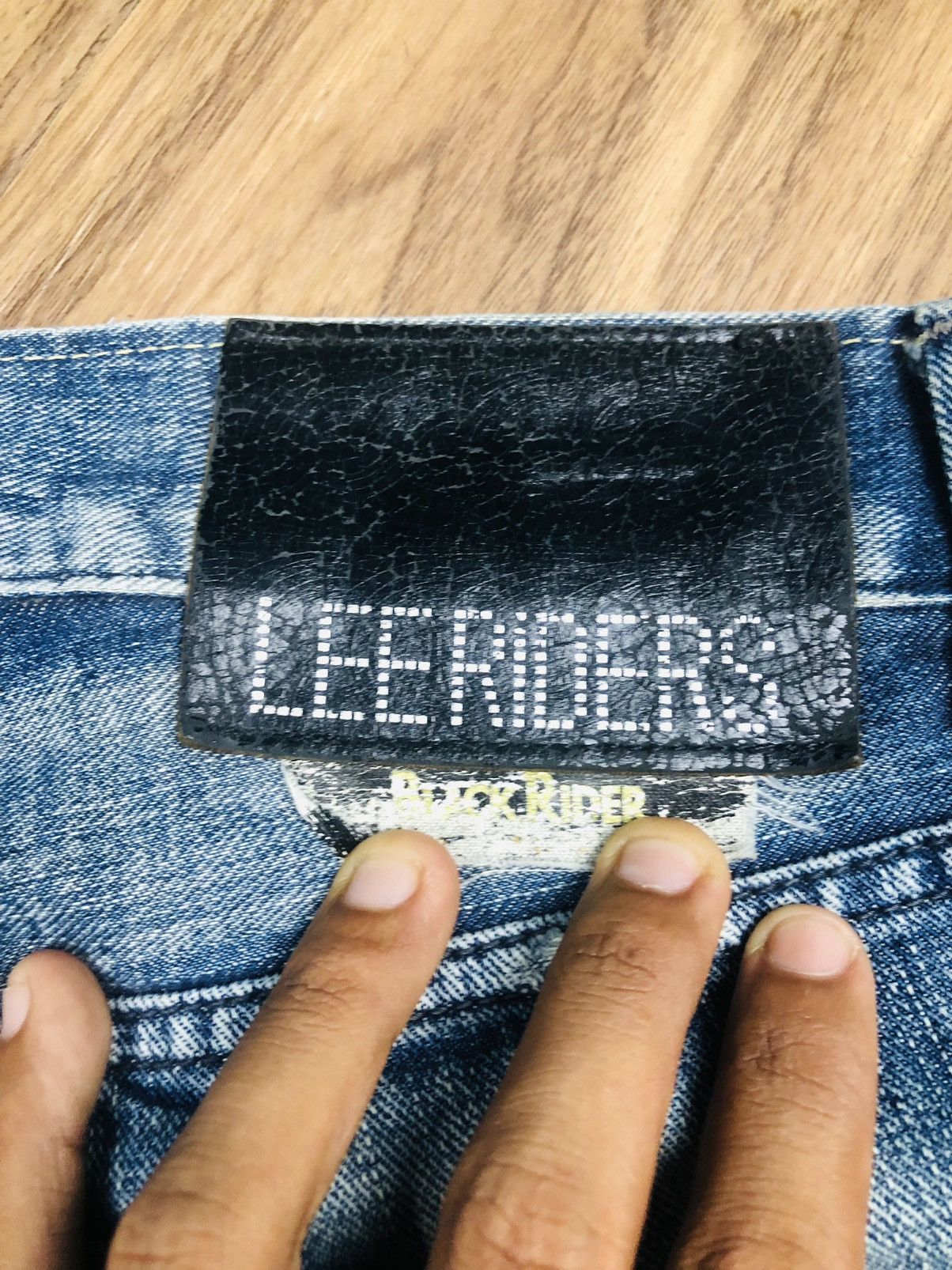 Lee Lee Riders LM3511 Japanese Distressed Jeans (38) Size US 33 - 19 Thumbnail