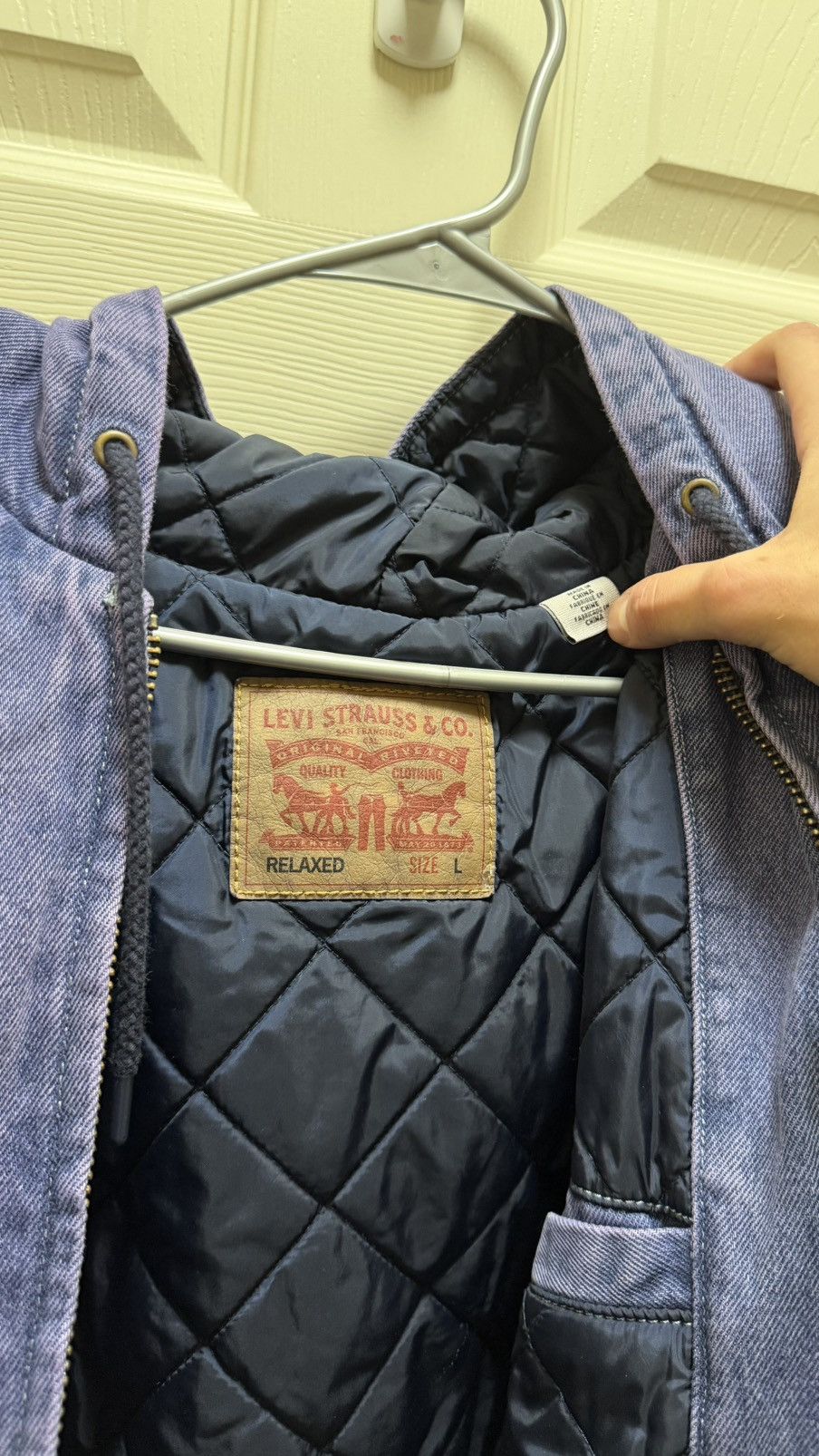 Levi's Levi’s dyed jean hoodie Size US L / EU 52-54 / 3 - 6 Thumbnail