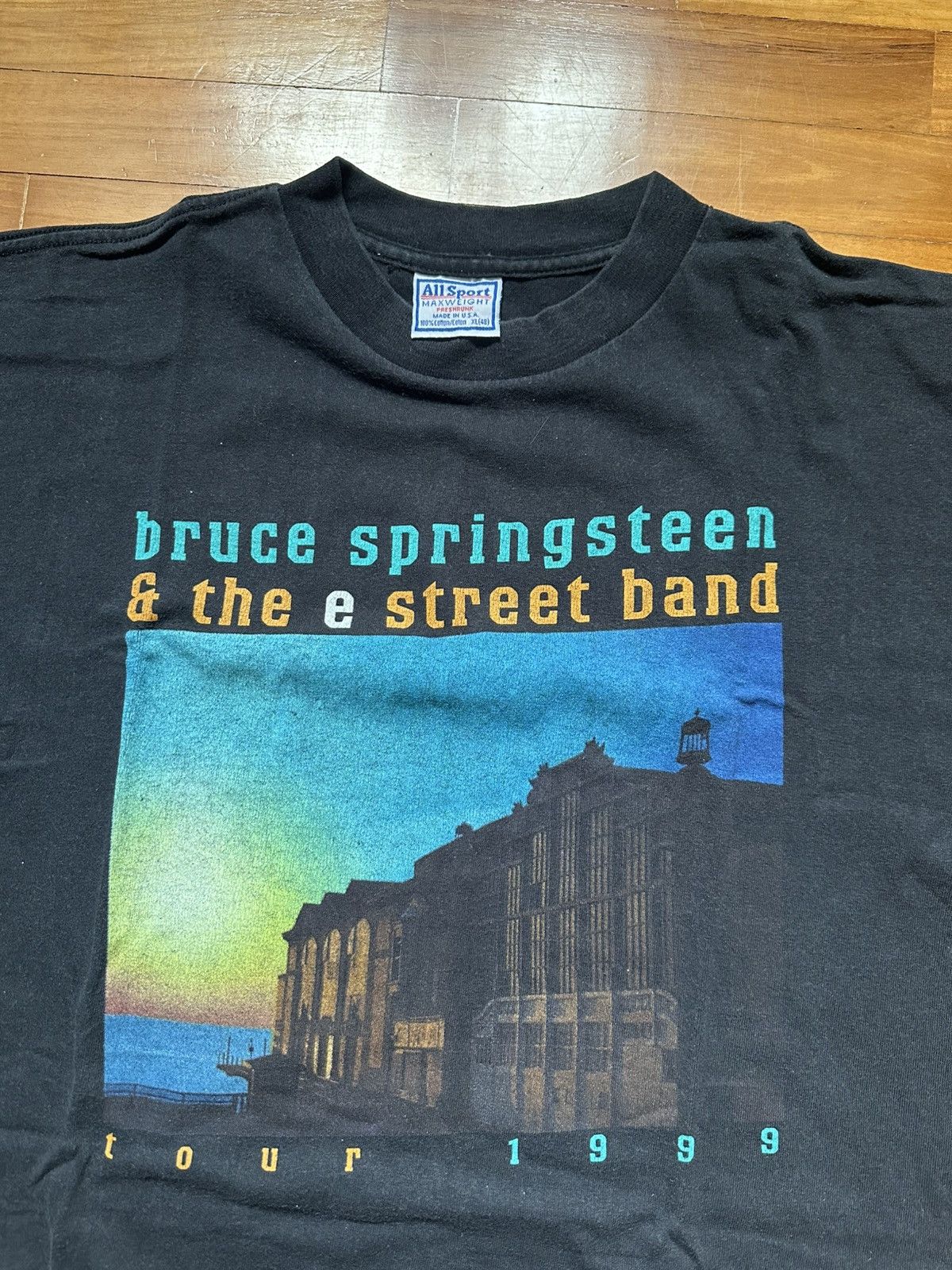 Vintage Vintage Bruce Springsteen & The E Street Band Tour 1999 Tee Size US XL / EU 56 / 4 - 3 Thumbnail