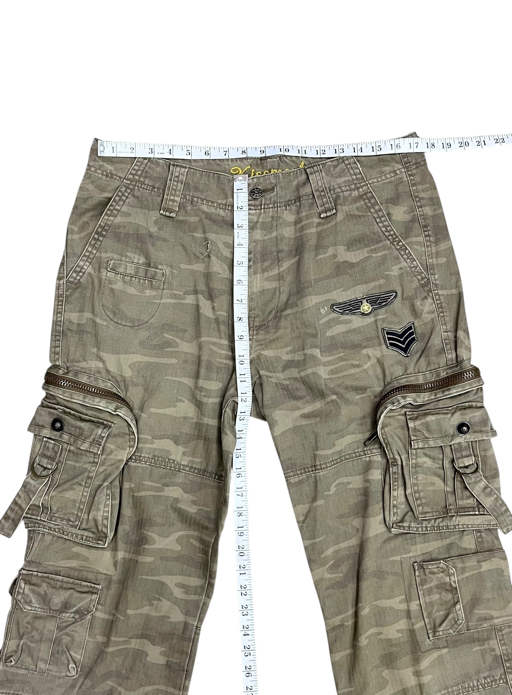 KISS 🔥RARE Kissmark Japan Camo 3D Cargo Military Pants Size US 34 / EU 50 - 11 Thumbnail