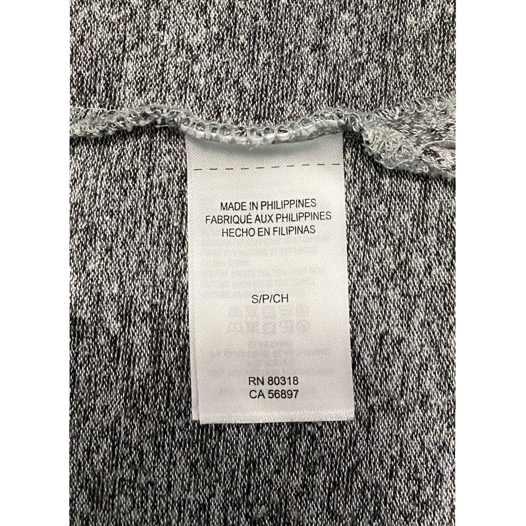 Lucky Brand Lucky Brand Womens V Neck Tunic Top Gray Knit Size S Lightweight Long Sleeve Relaxed Fit Side Slit V-Neck Sweater Dress? Size S / US 4 / IT 40 - 4 Thumbnail