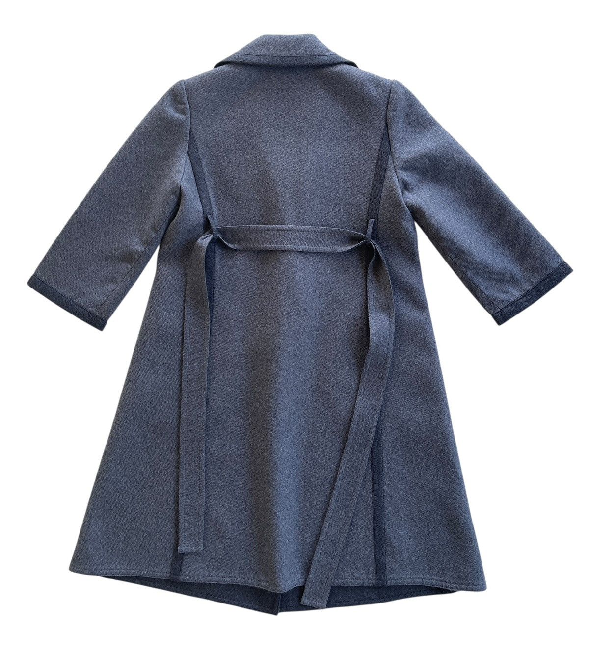 Balmain Miss Balmain Wool Wrap Coat Size M / US 6-8 / IT 42-44 - 4 Thumbnail