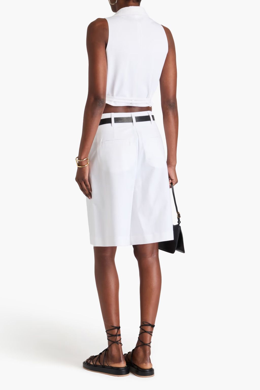 Brunello Cucinelli o1y0725 Short in White Size 28" / US 6 / IT 42 - 3 Thumbnail