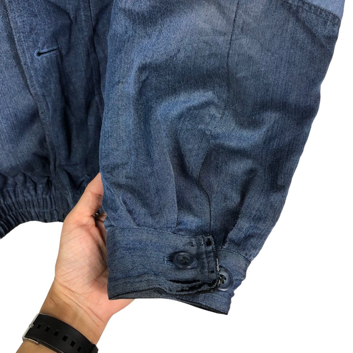 Japanese Brand 🔥Vintage Bomber Jacket Pia Sports Big Logo Issey Miyake Size US M / EU 48-50 / 2 - 15 Thumbnail