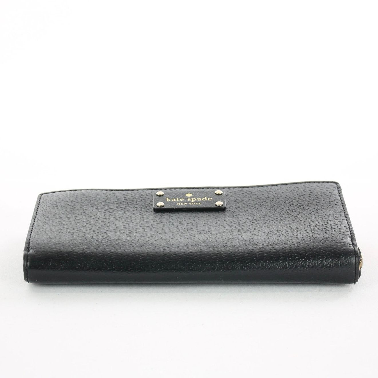Kate Spade Kate Spade Black Textured Leather Zip Around Wallet Size ONE SIZE - 5 Thumbnail