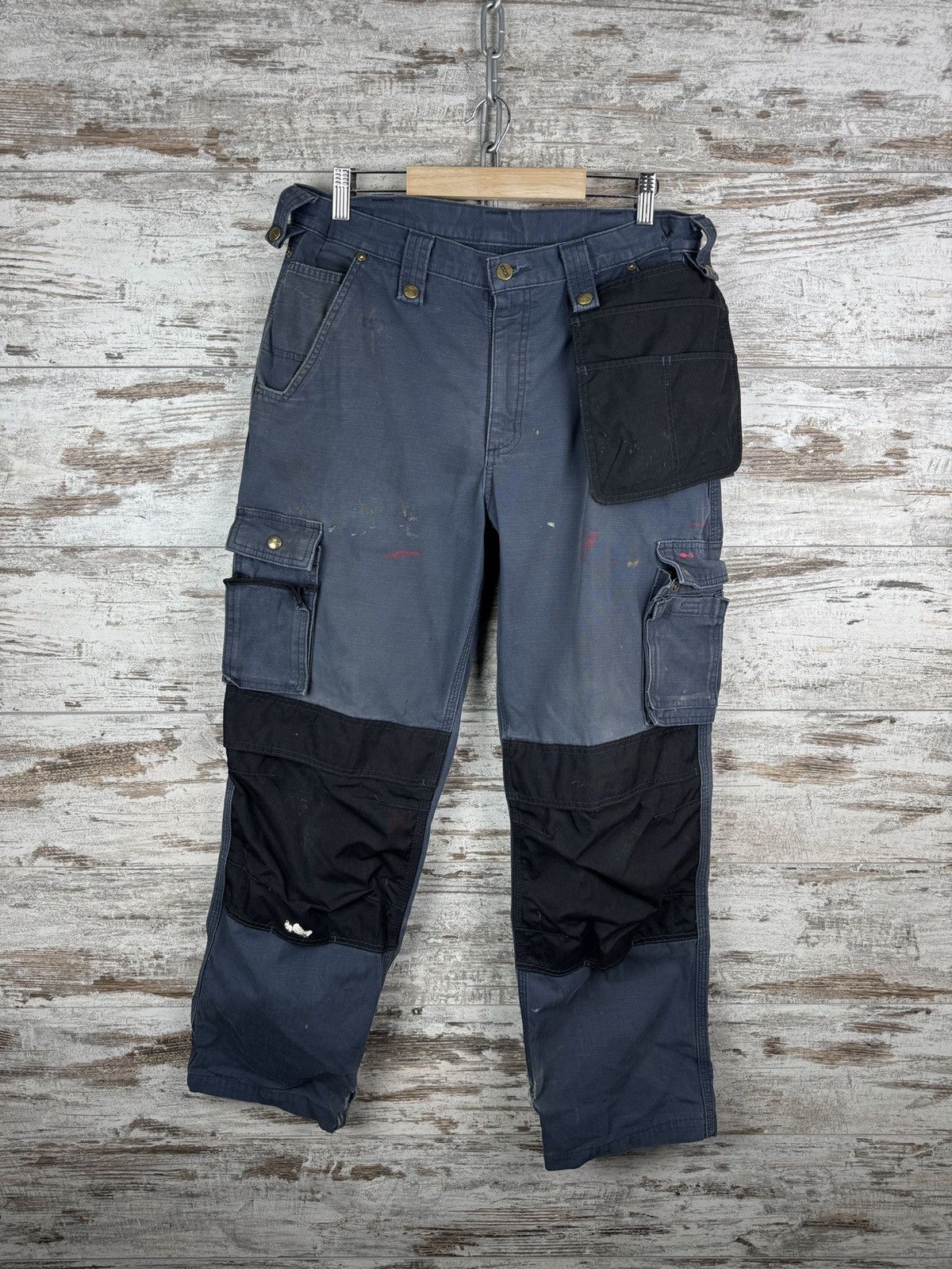 Carhartt Distressed Vintage Carhartt Workwear Double Knee Cargo pants Size US 34 / EU 50 - 1 Thumbnail