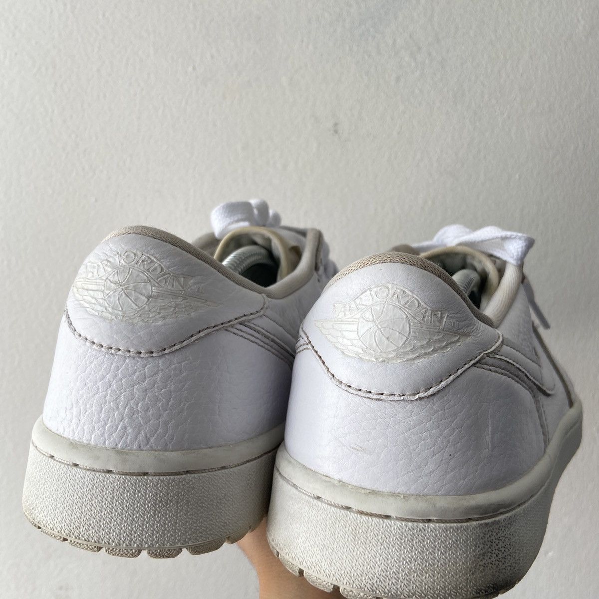 Jordan Brand Jordan 1 Retro Low Golf Triple White Size US 11.5 / EU 44-45 - 5 Thumbnail