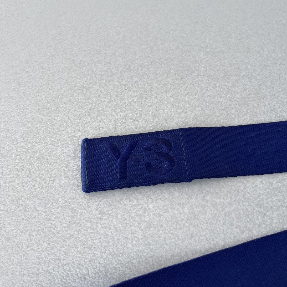 Y-3 Adidas Yohji Yamamoto Y-3 Logo Classic D-Ring Belt Blue Size 34 - 3 Thumbnail