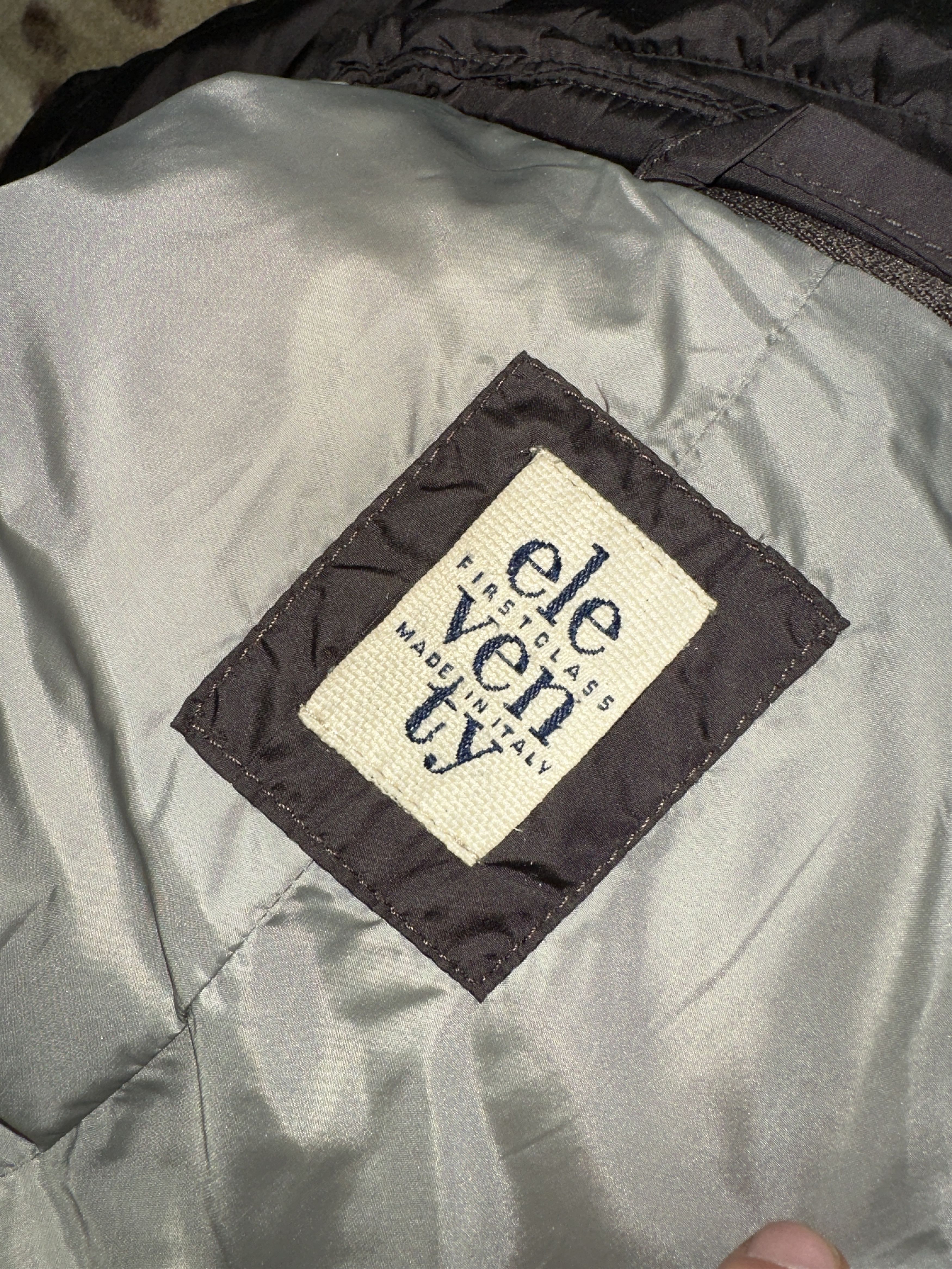 Eleventy Eleventy Quilted Goose Down Coat Overcoat Size L Size US L / EU 52-54 / 3 - 9 Thumbnail