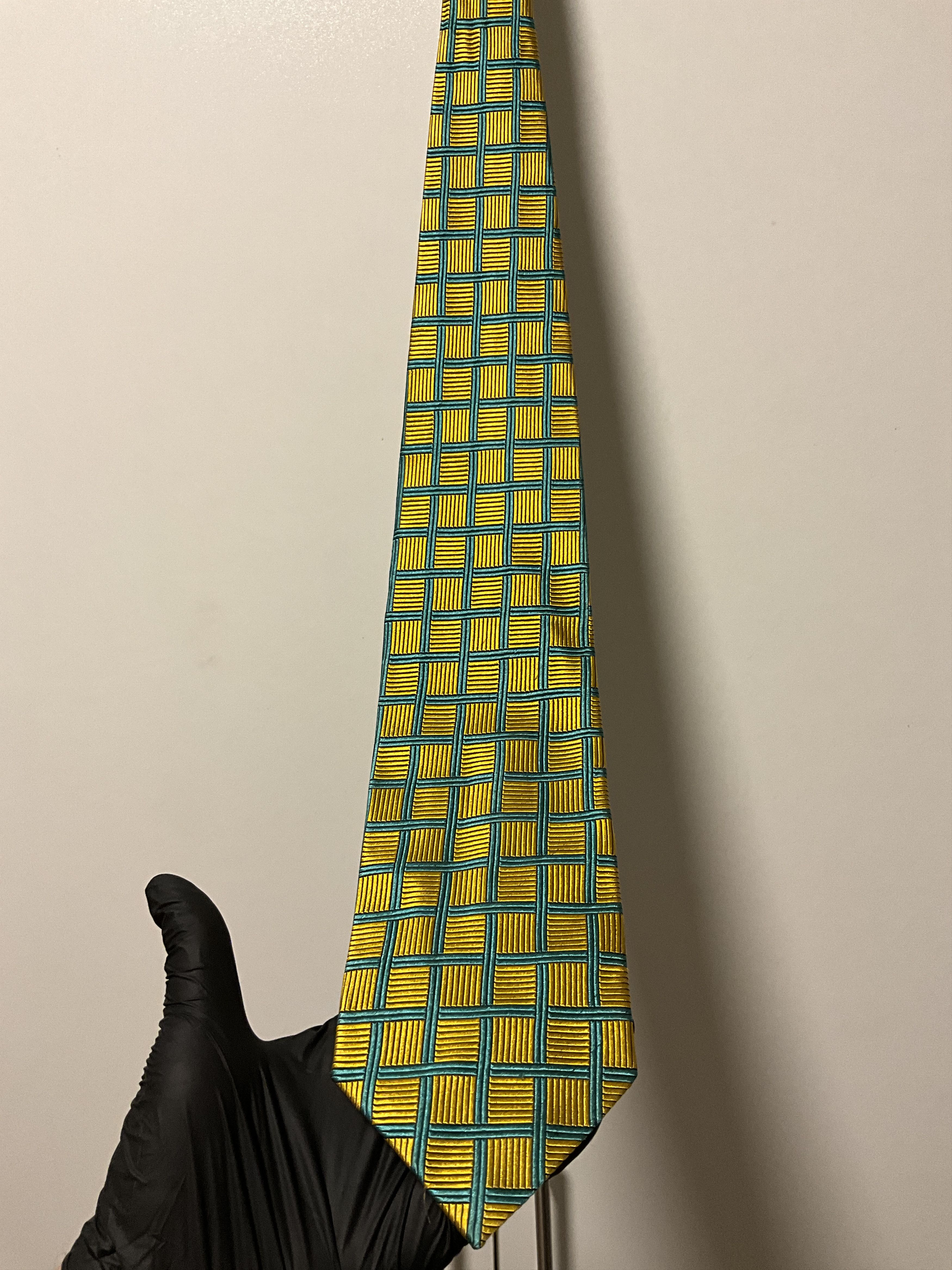 Versace × Vintage Gianni Versace vintage silk gold tie Size ONE SIZE - 1 Thumbnail