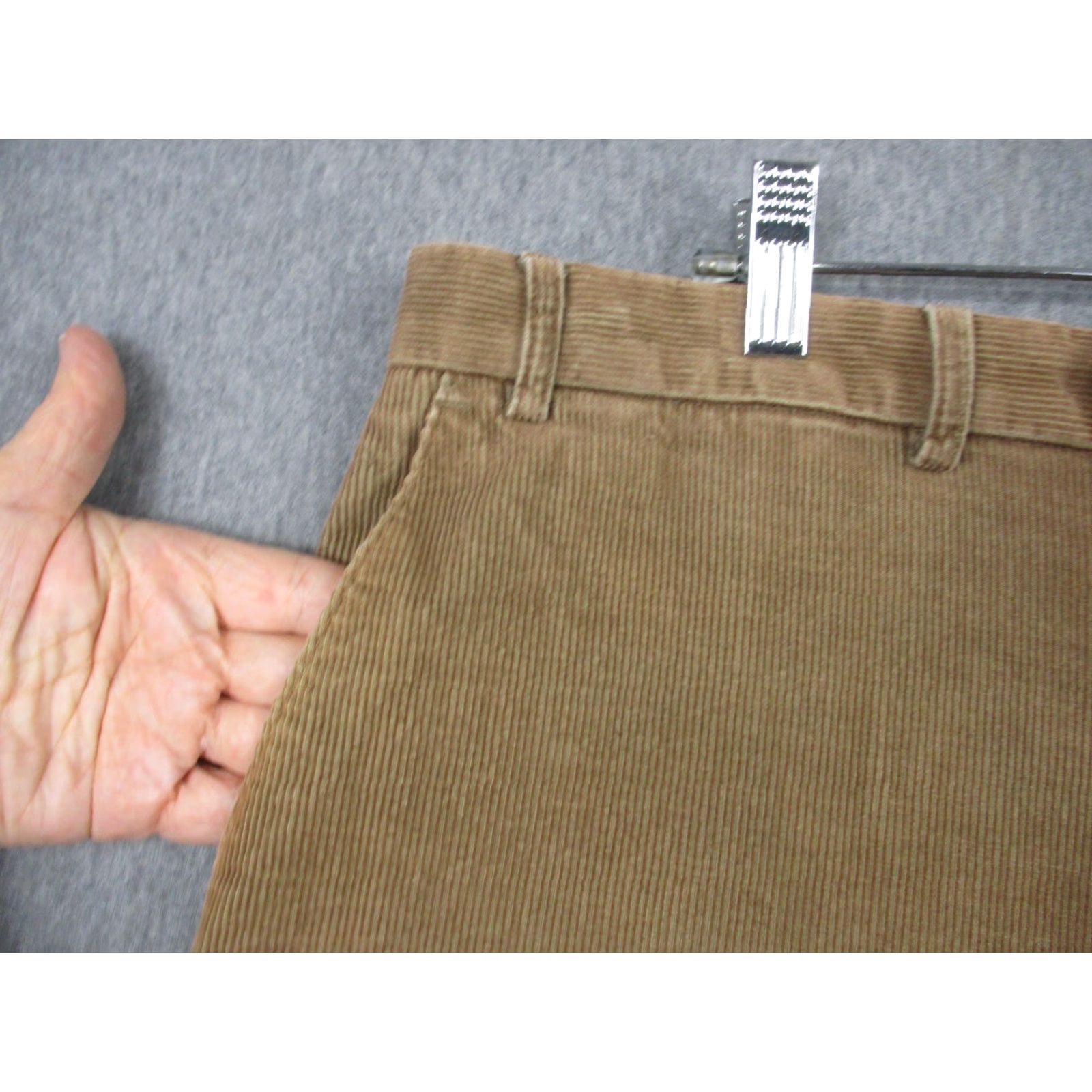 Ralph Lauren Lauren Ralph Lauren Pants Mens 38x31 Brown Corduroy Casual Classic 100% Cotton Size US 33 - 2 Thumbnail