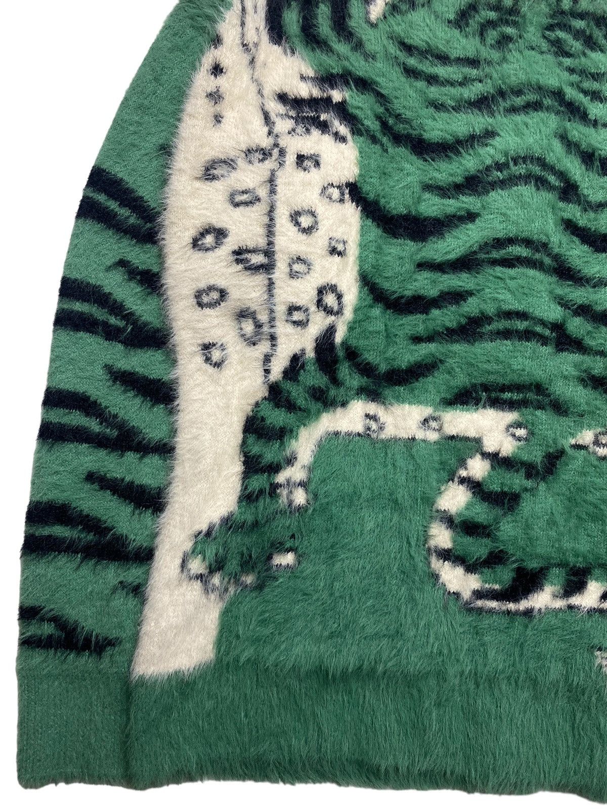 Japanese Brand Seveskig - Mohair Tiger Cardigan Sweater Size US L / EU 52-54 / 3 - 10 Thumbnail