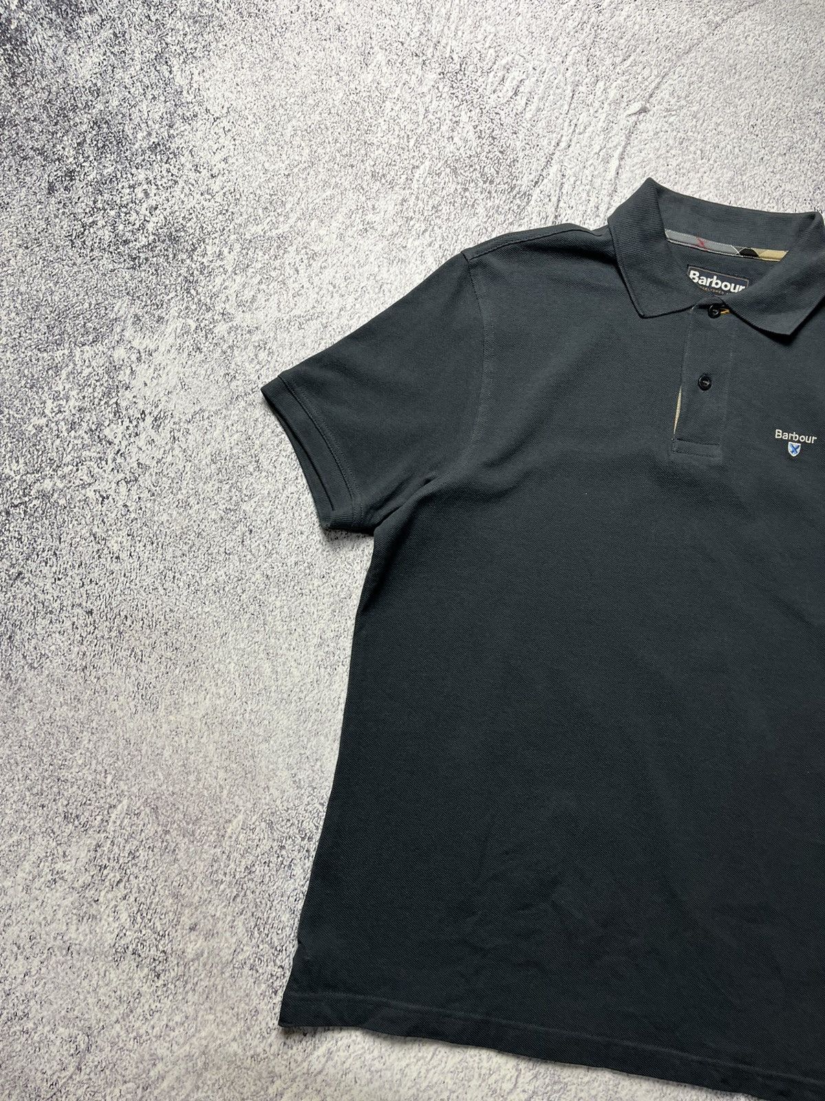 Barbour Vintage Mens Polo Barbour Logo T-Shirt Top Size US M / EU 48-50 / 2 - 2 Thumbnail
