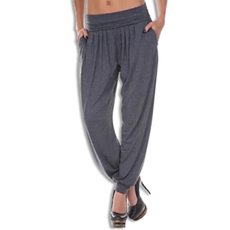 Other White Mark Harem Pants High Waist Relaxed Fit Gray 3XL NWT Size 40" / US 18 - 1 Thumbnail
