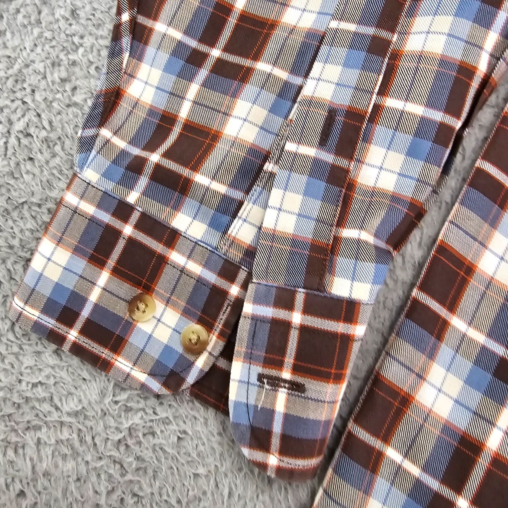 Jos. A. Bank Jos. A. Bank Shirt Mens L Brown Plaid Traveler Woven Cotton Long Sleeve Button-Up Casual Workwear 90s? Size US L / EU 52-54 / 3 - 4 Thumbnail