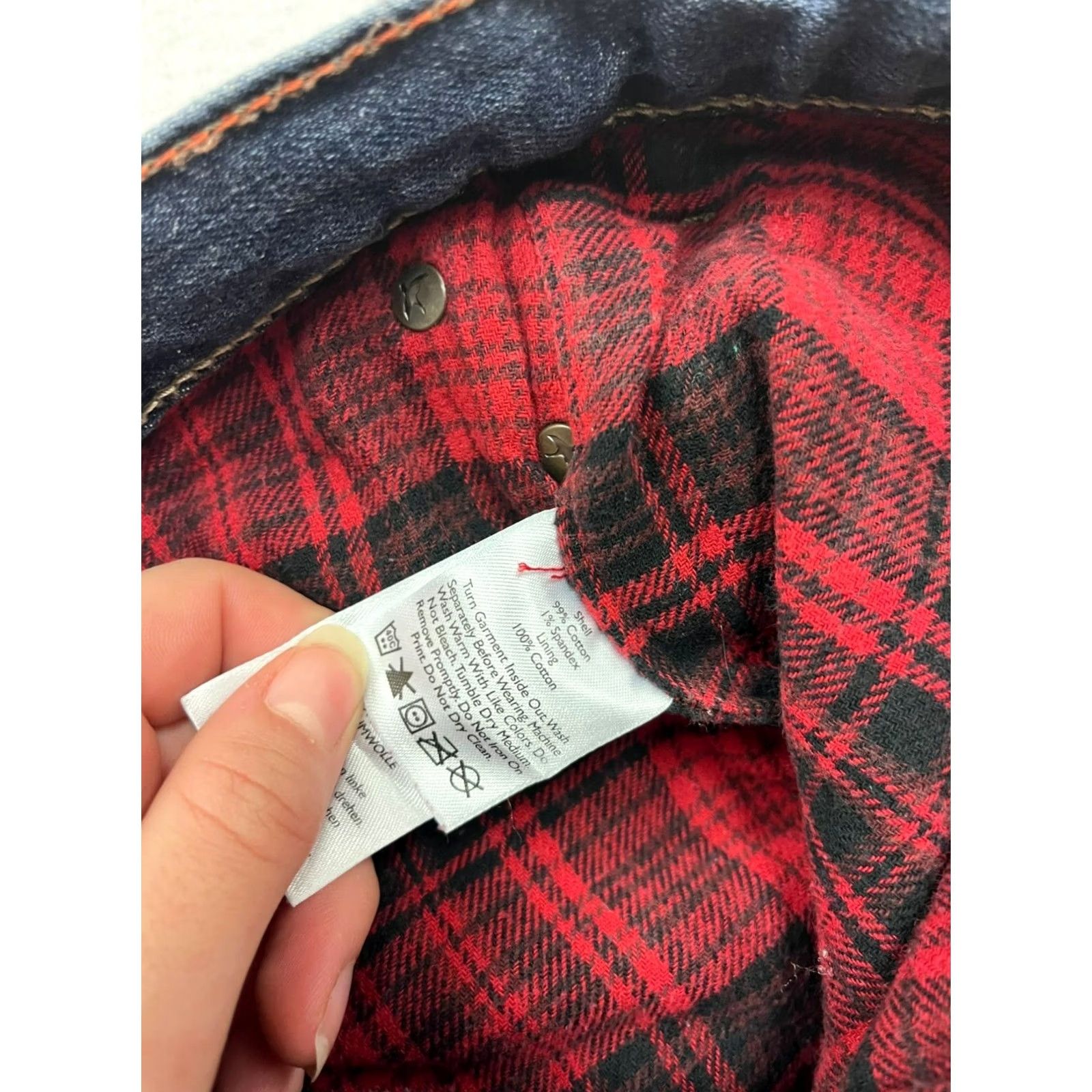Eddie Bauer VINTAGE Eddie Bauer Womens Jeans Flannel-Lined Blues Straight 2 Womens Boys Girls Mens Not Applicable Size 26" / US 2 / IT 38 - 4 Thumbnail