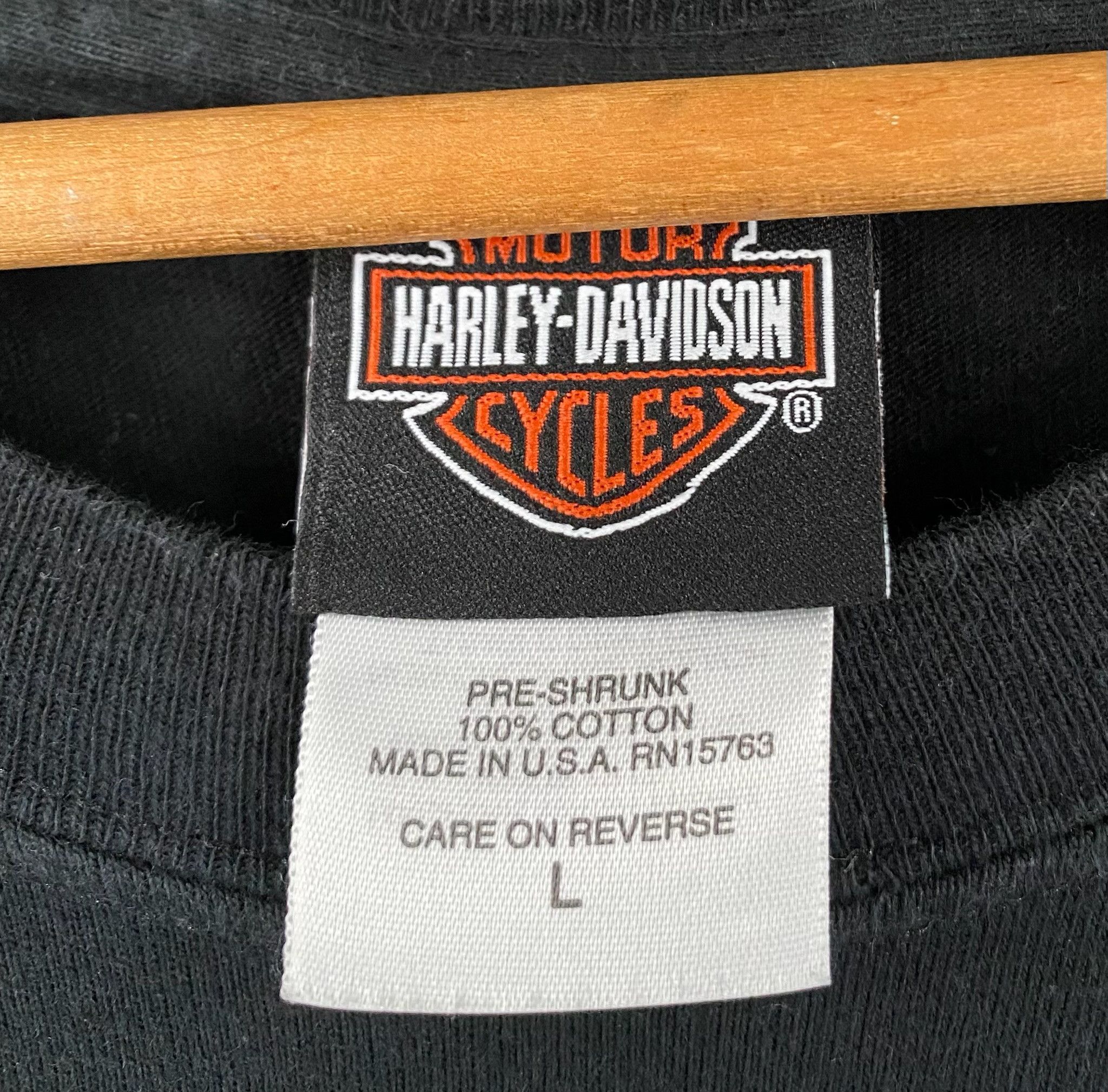 Harley Davidson 2003 Harley Davidson Fullerton CA Biker T-Shirt Large Size US L / EU 52-54 / 3 - 4 Thumbnail