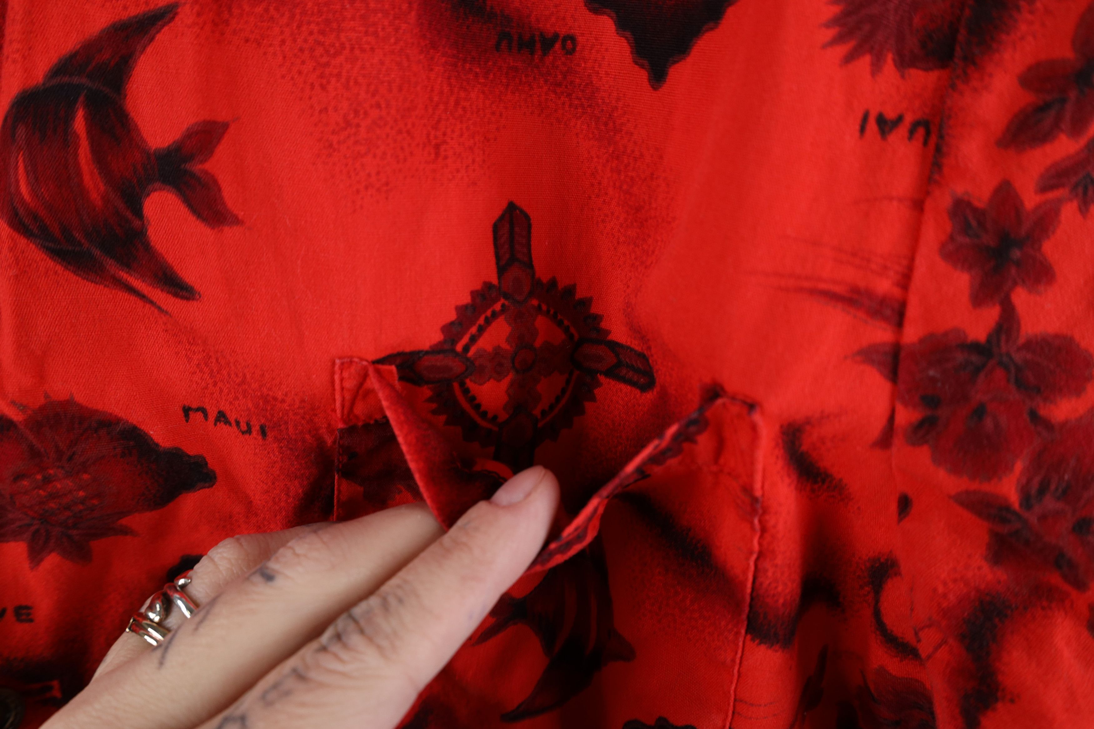 Vintage Vintage 50s 60s Rockabilly Collar Hawaiian Button Shirt USA Size US S / EU 44-46 / 1 - 8 Thumbnail