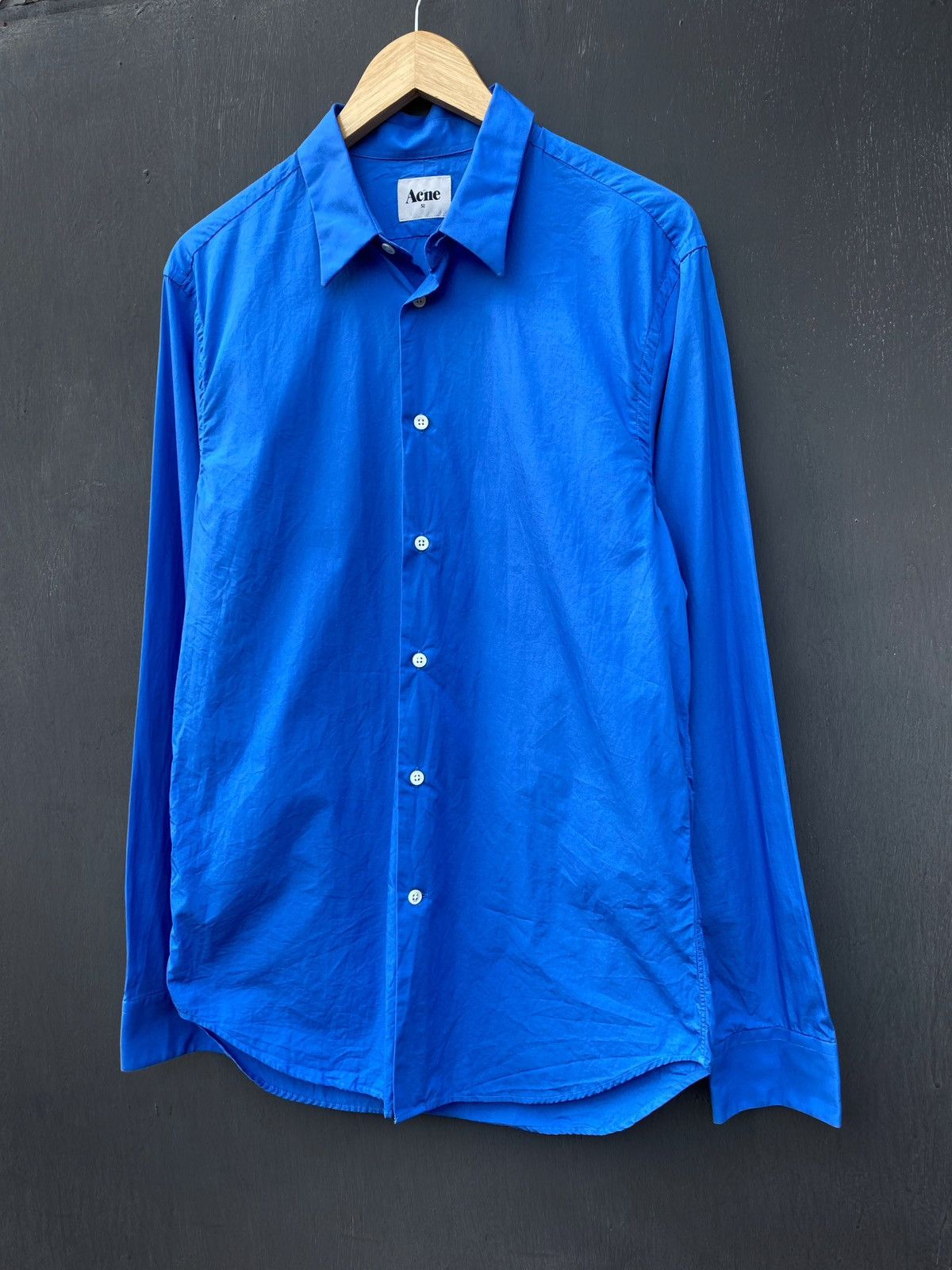 Acne Studios Acne Chatwin Pop AW12 blue shirt size 52 Size US L / EU 52-54 / 3 - 1 Thumbnail