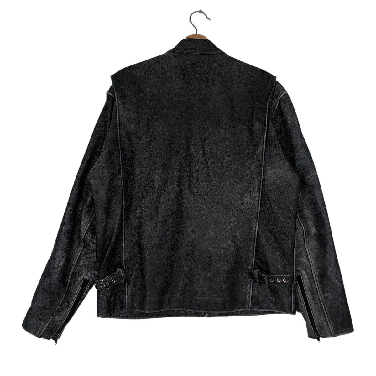 Japanese Brand 🔥90’s Vintage Leather Jacket Biker House Of West Racer Size US XL / EU 56 / 4 - 7 Thumbnail