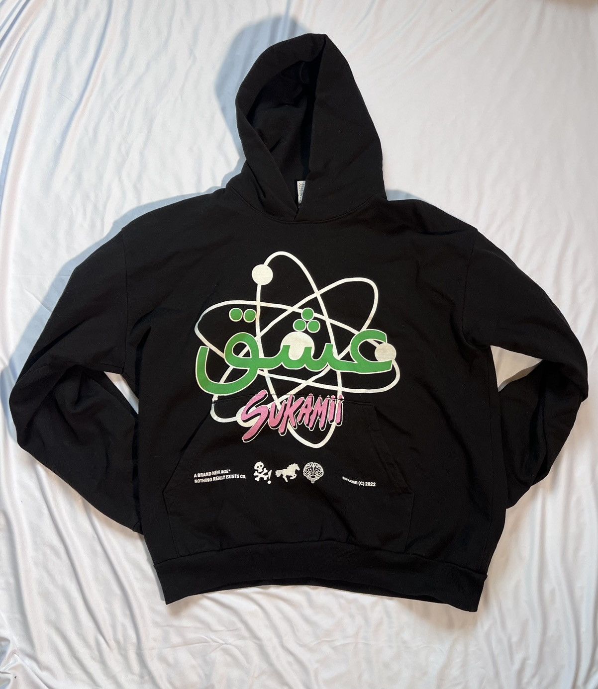 Sukamii Sukamii ‘Love’ Puff Print hoodie Size US XXL / EU 58 / 5 - 7 Thumbnail