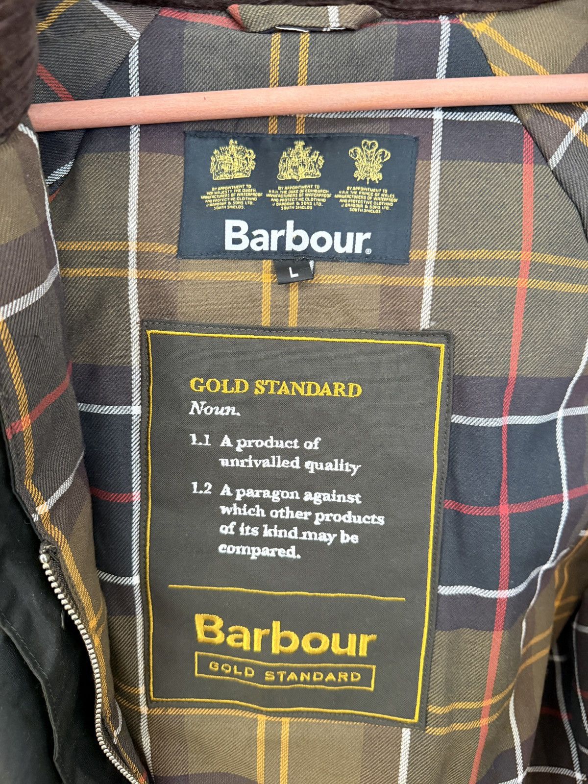 Barbour Barbour Gold Standard Pabay Wax Jacket Size US L / EU 52-54 / 3 - 3 Thumbnail