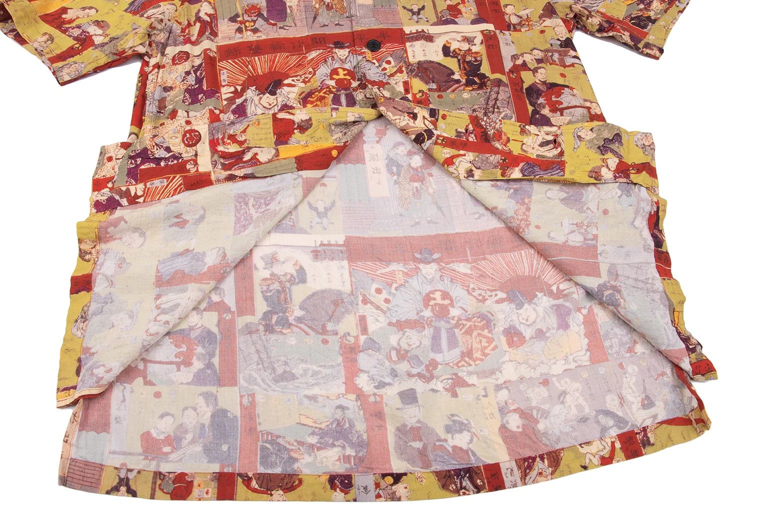 Yohji Yamamoto Multi-Pattern Printed Short Sleeve Shirt Size US M / EU 48-50 / 2 - 8 Thumbnail