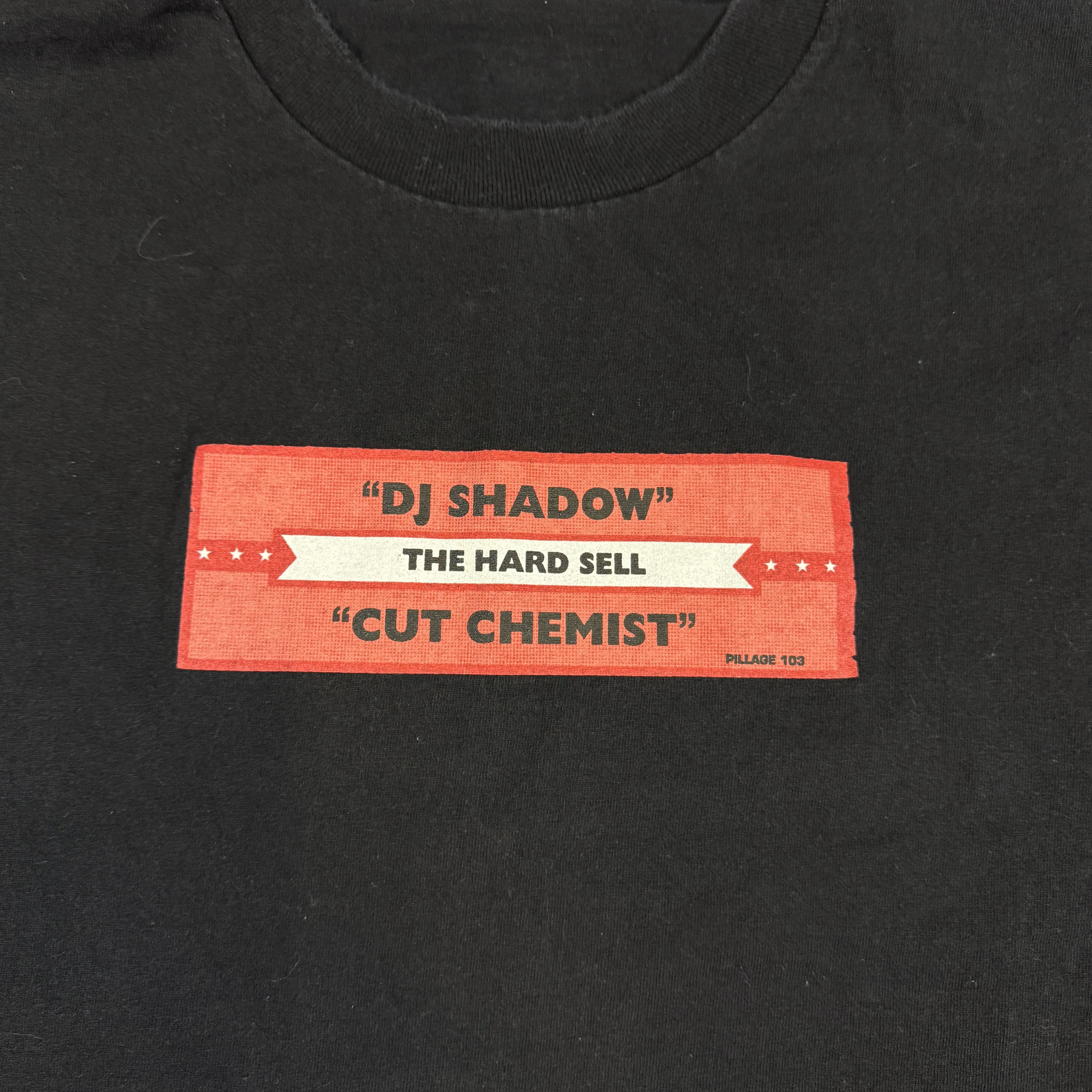 Rap Tees × Vintage 2007 Vintage DJ SHADOW CUT CHEMIST The Hard Sell Tour Tee Size US L / EU 52-54 / 3 - 2 Thumbnail