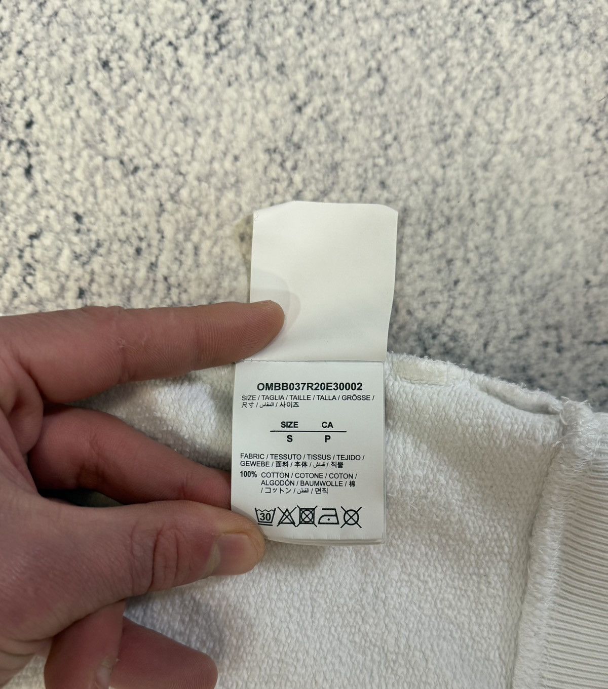 Off-White Off-White Tape Diag Arrows Hoodie White Beige Men S Portugal Size US S / EU 44-46 / 1 - 6 Thumbnail