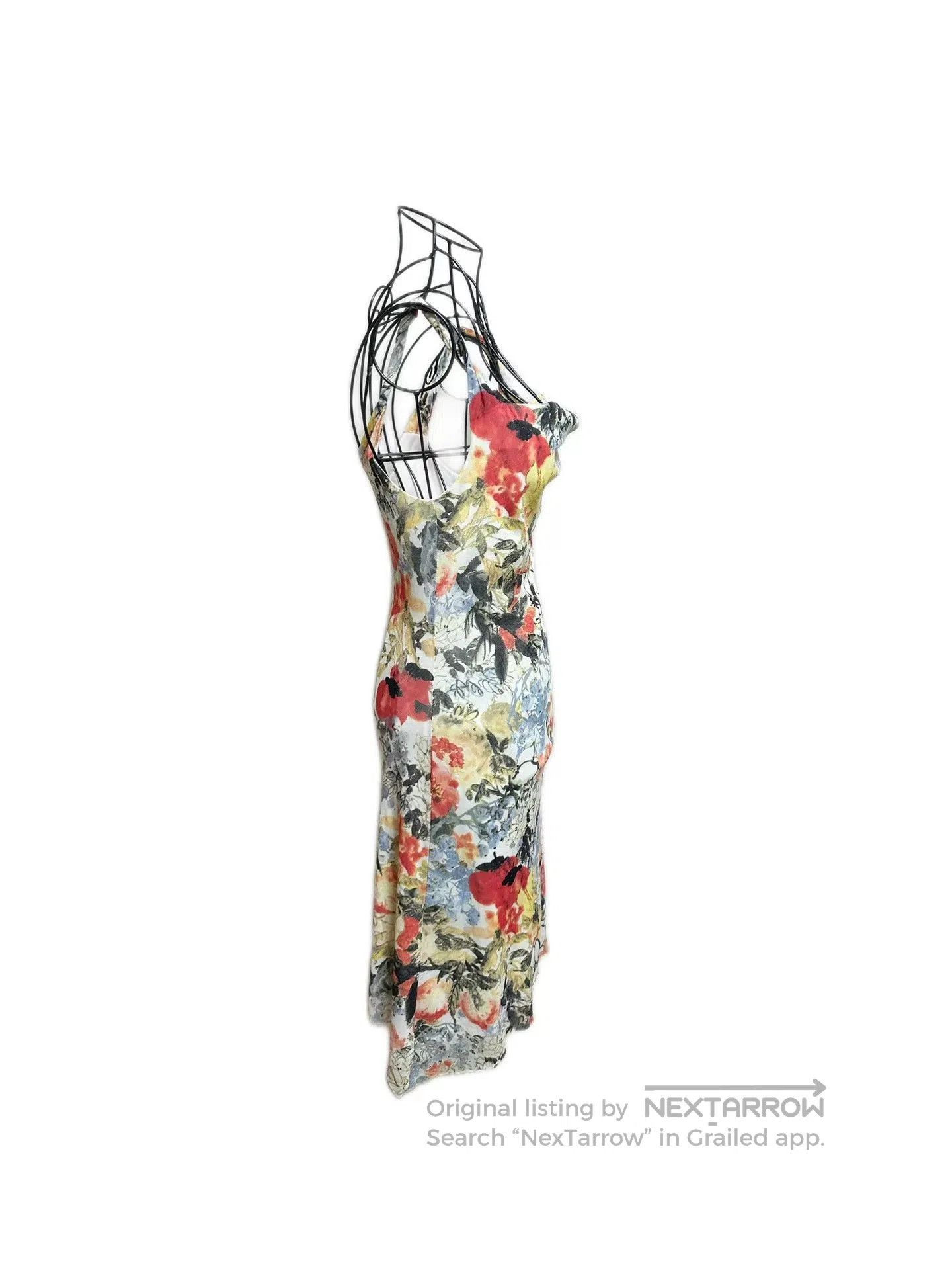 Vivienne Tam Vivienne Tam Chinese Ink Floral Slip Dress. Size M / US 6-8 / IT 42-44 - 4 Thumbnail