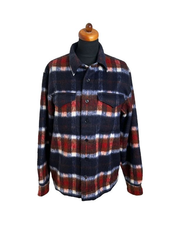 Tommy Hilfiger TOMMY HILFIGER WOOL-BLEND PLAID SHIRT – SIZE L Size US L / EU 52-54 / 3 - 1 Thumbnail