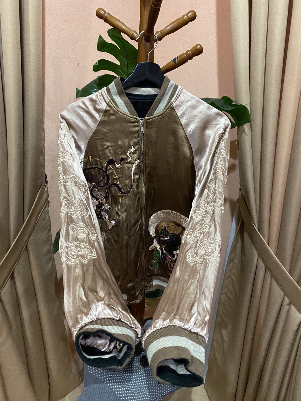 Other SUKAJAN BACK STREET CRAWLER SOUVENIR REVERSIBLE RAYON JACKET Size US S / EU 44-46 / 1 - 11 Thumbnail