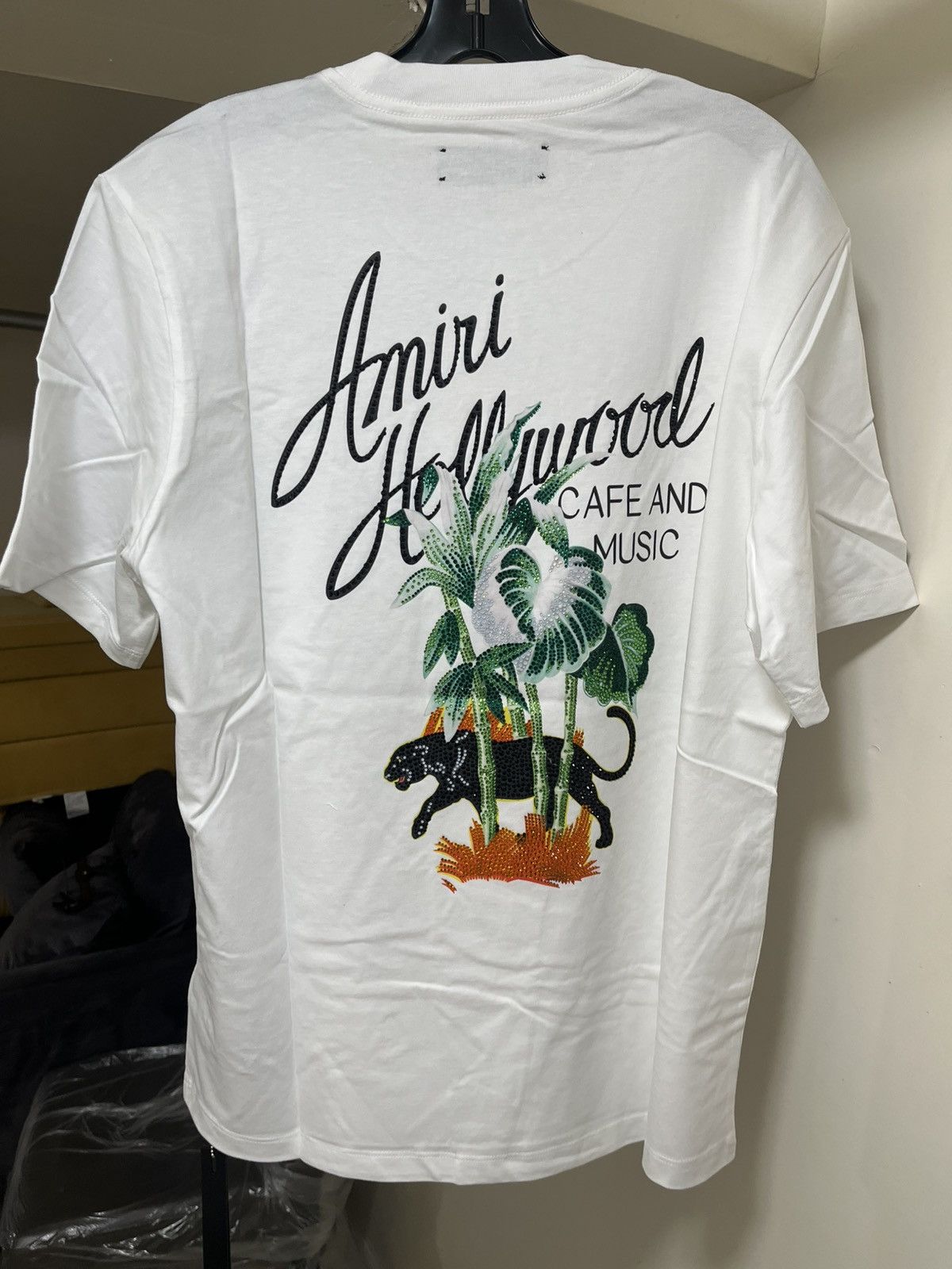 Amiri Amiri Crystal Hollywood Tee Sz L Size US L / EU 52-54 / 3 - 12 Thumbnail
