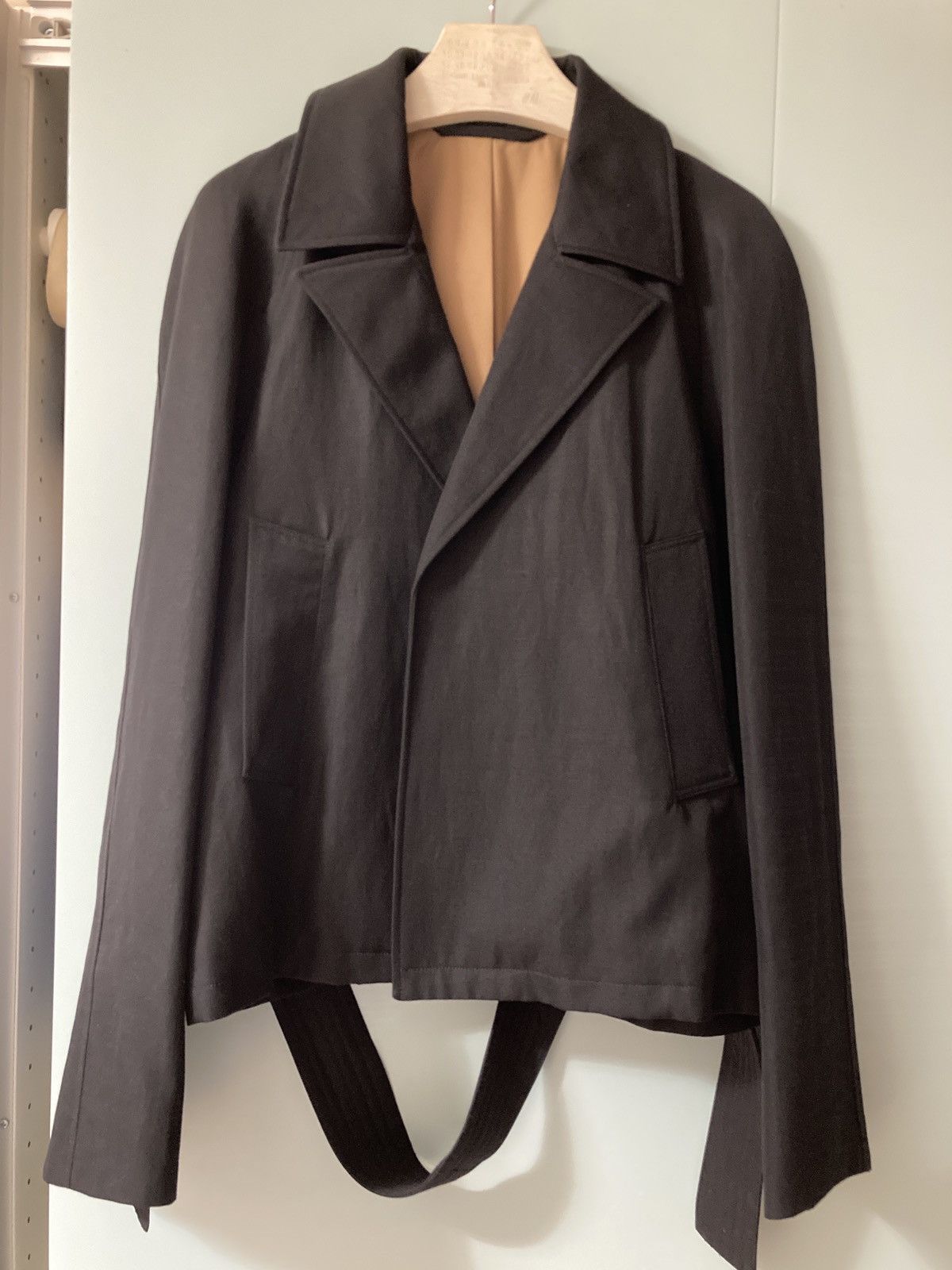 image of Christophe Lemaire Beautiful Caban Coat in Black, Women's (Size XS)