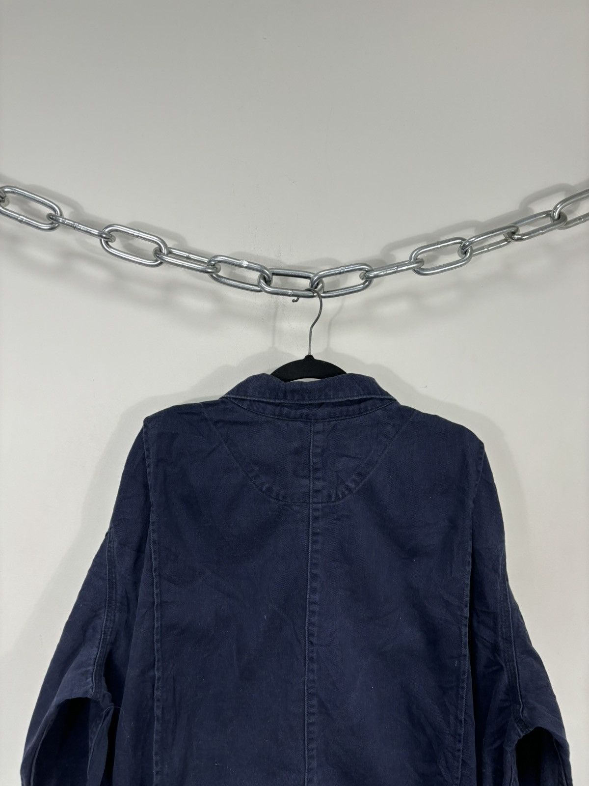 Carhartt Vintage Carhartt FR Navy Blue Workwear Boxy Cropped Jacket Size US L / EU 52-54 / 3 - 18 Thumbnail