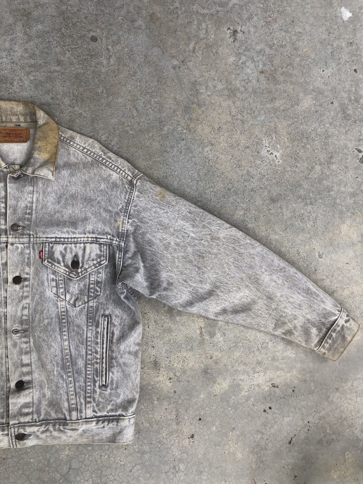 Levi's Vintage 80s Levis Denim Jacket Distressed Denim Size US M / EU 48-50 / 2 - 6 Thumbnail