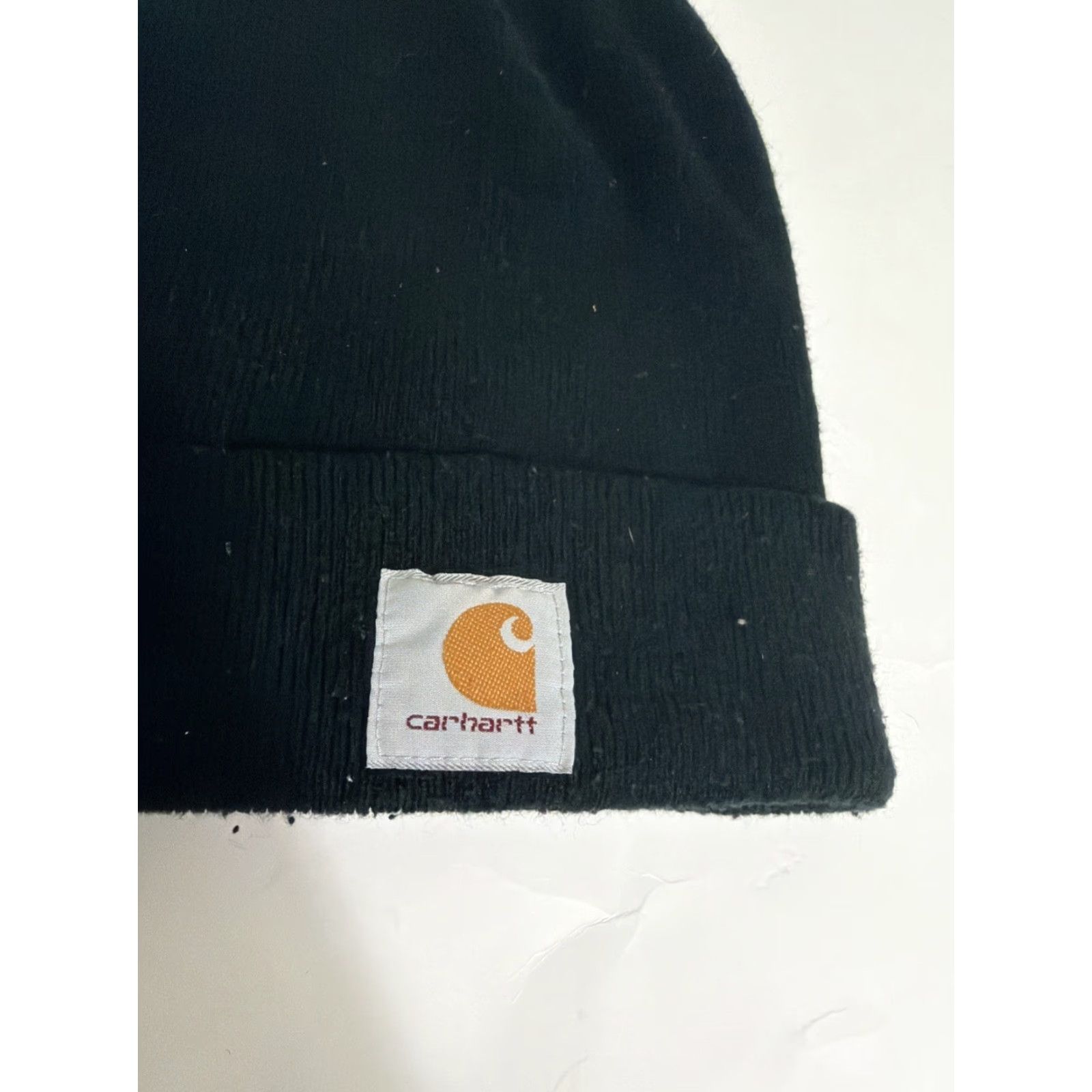 Carhartt Carhartt Beanie One Size 100% Acrylic Black Mens Size ONE SIZE - 4 Thumbnail