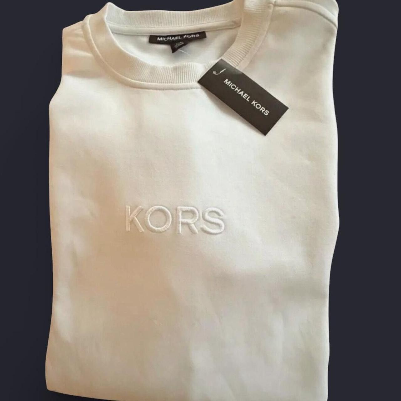 Michael Kors Michael Kors Embroidered Logo Cotton Blend Sweater Size M / US 6-8 / IT 42-44 - 1 Thumbnail