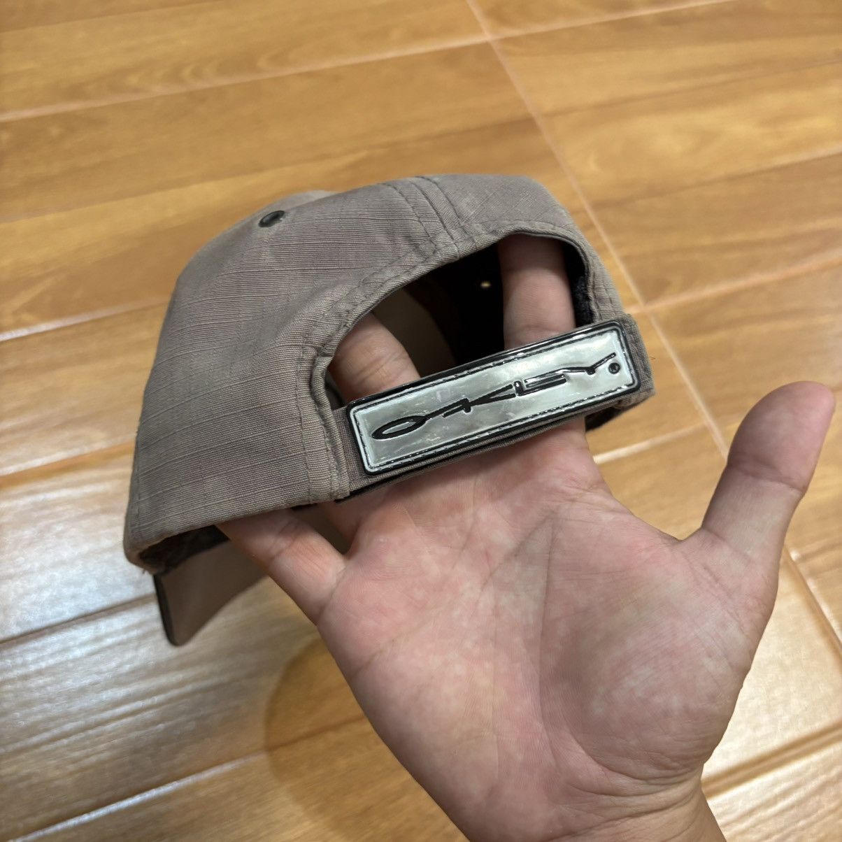 Oakley × Vintage Vintage ΟaκΙey Sun Fade Strapback Hat Size ONE SIZE - 6 Thumbnail