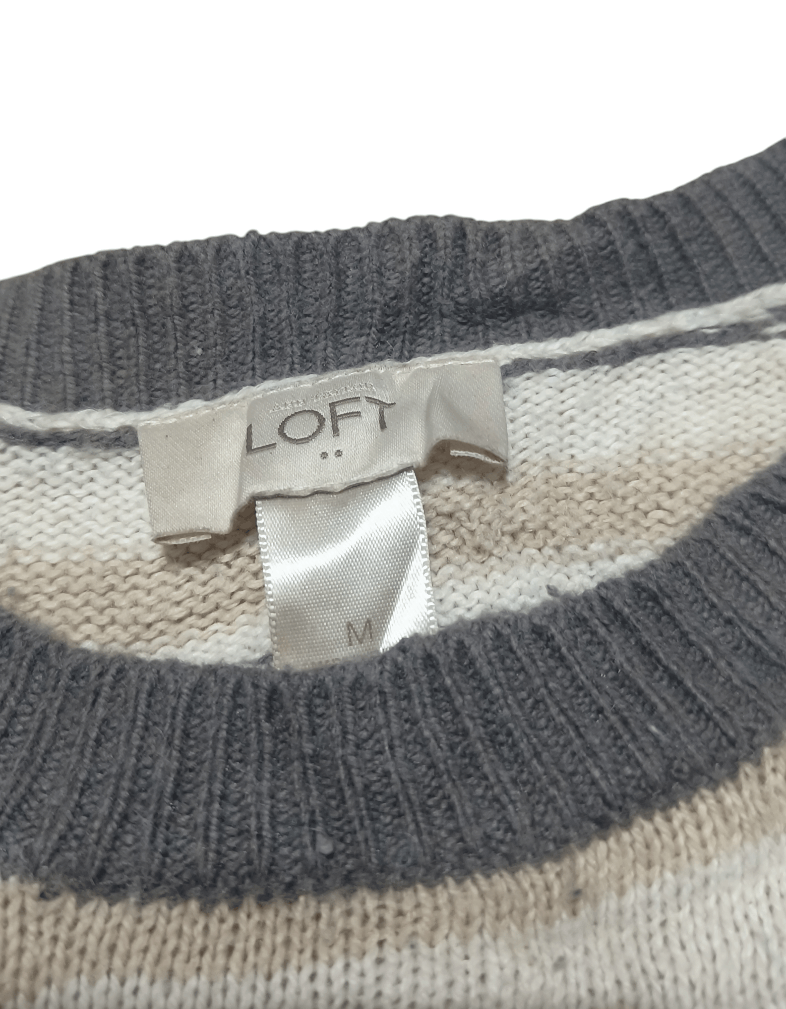 Other LOFT Ethnic Striped Motifs Pattern Knit Wool Sweater Size US M / EU 48-50 / 2 - 9 Thumbnail