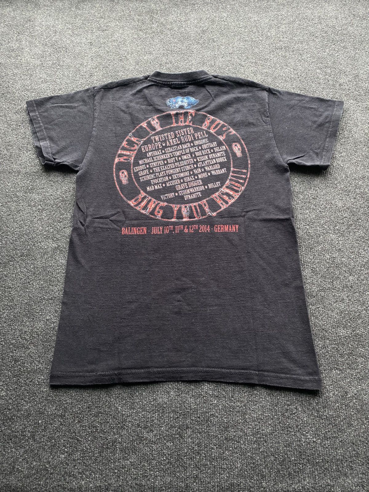 Fruit Of The Loom 🔥Vntg Heavy Metal Fest Bang Your Head tee top s sz Size S / US 4 / IT 40 - 5 Thumbnail