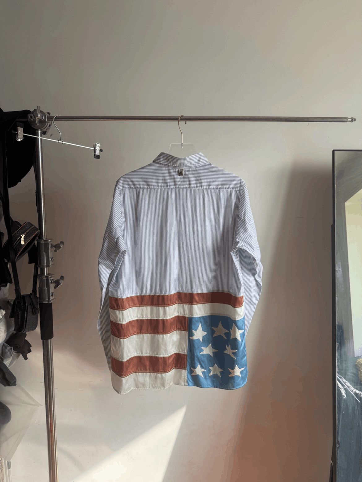 Sz 3 Visvim Flag Patches Shirt