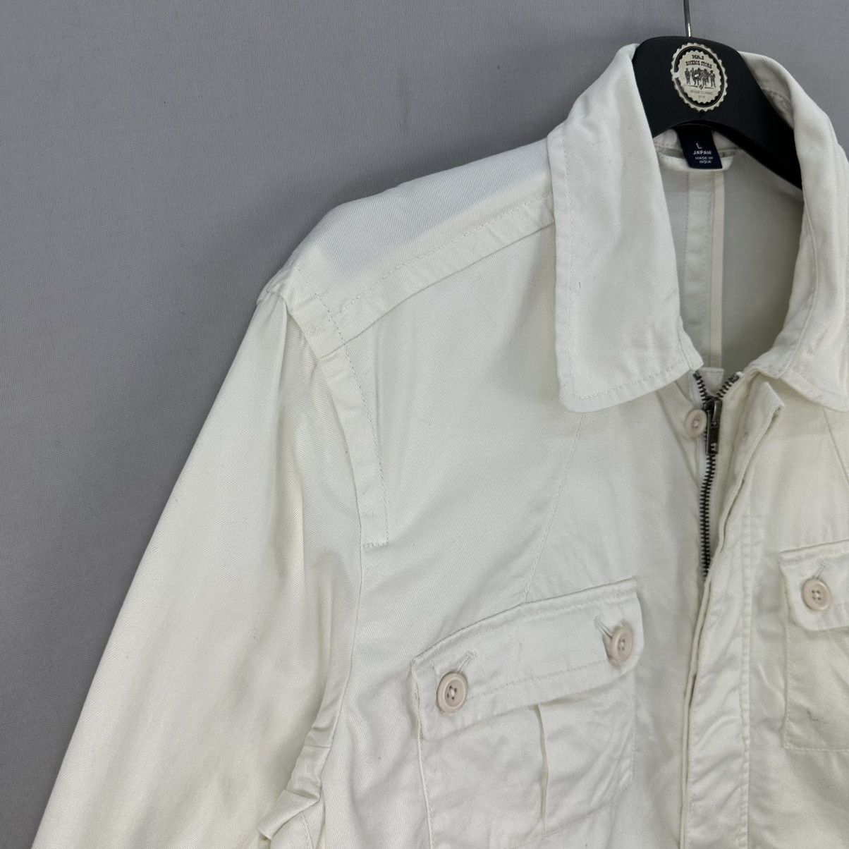Lands' End Military Style Combat Jacket by Lands' End Size US L / EU 52-54 / 3 - 2 Thumbnail