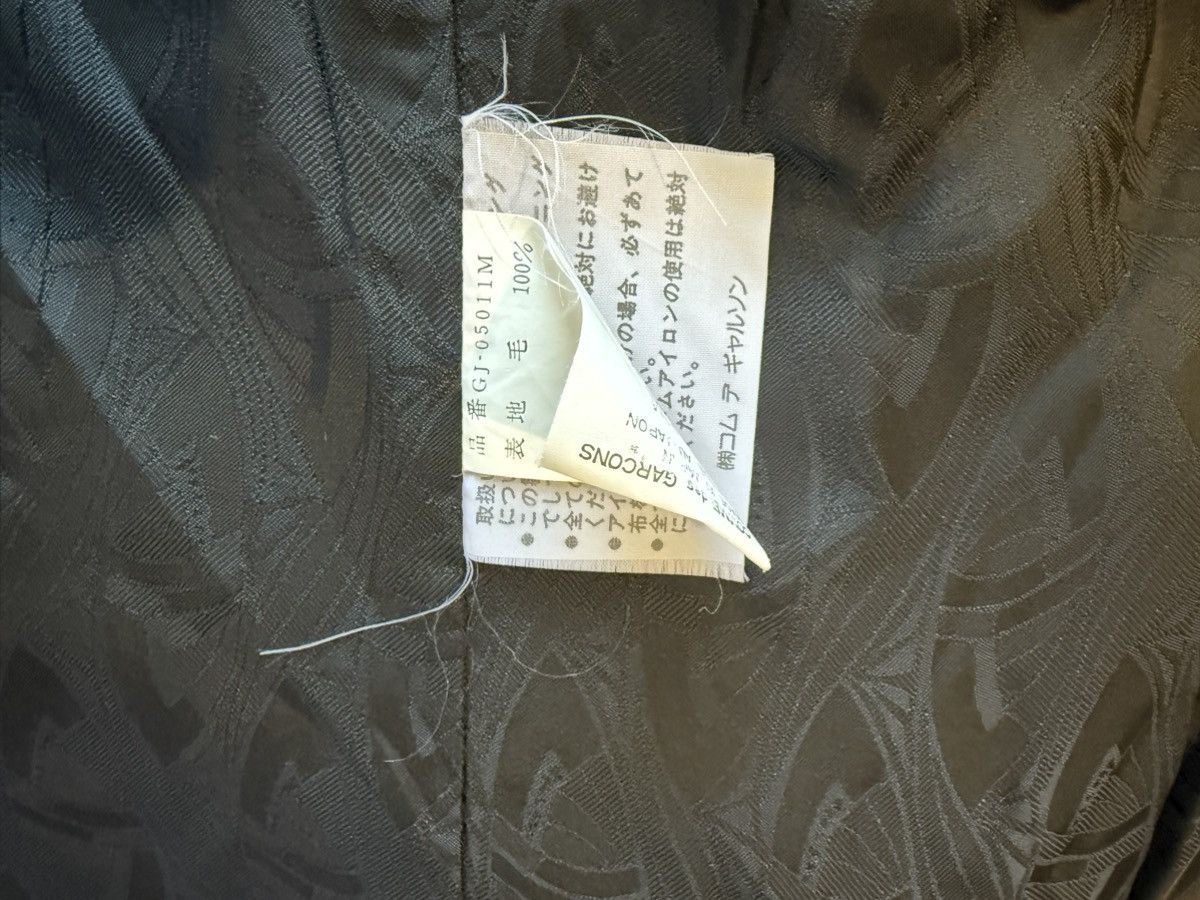 Comme des Garcons Comme Des Garçons AW1992 black wool back tuck 3 button coat Size M / US 6-8 / IT 42-44 - 4 Thumbnail