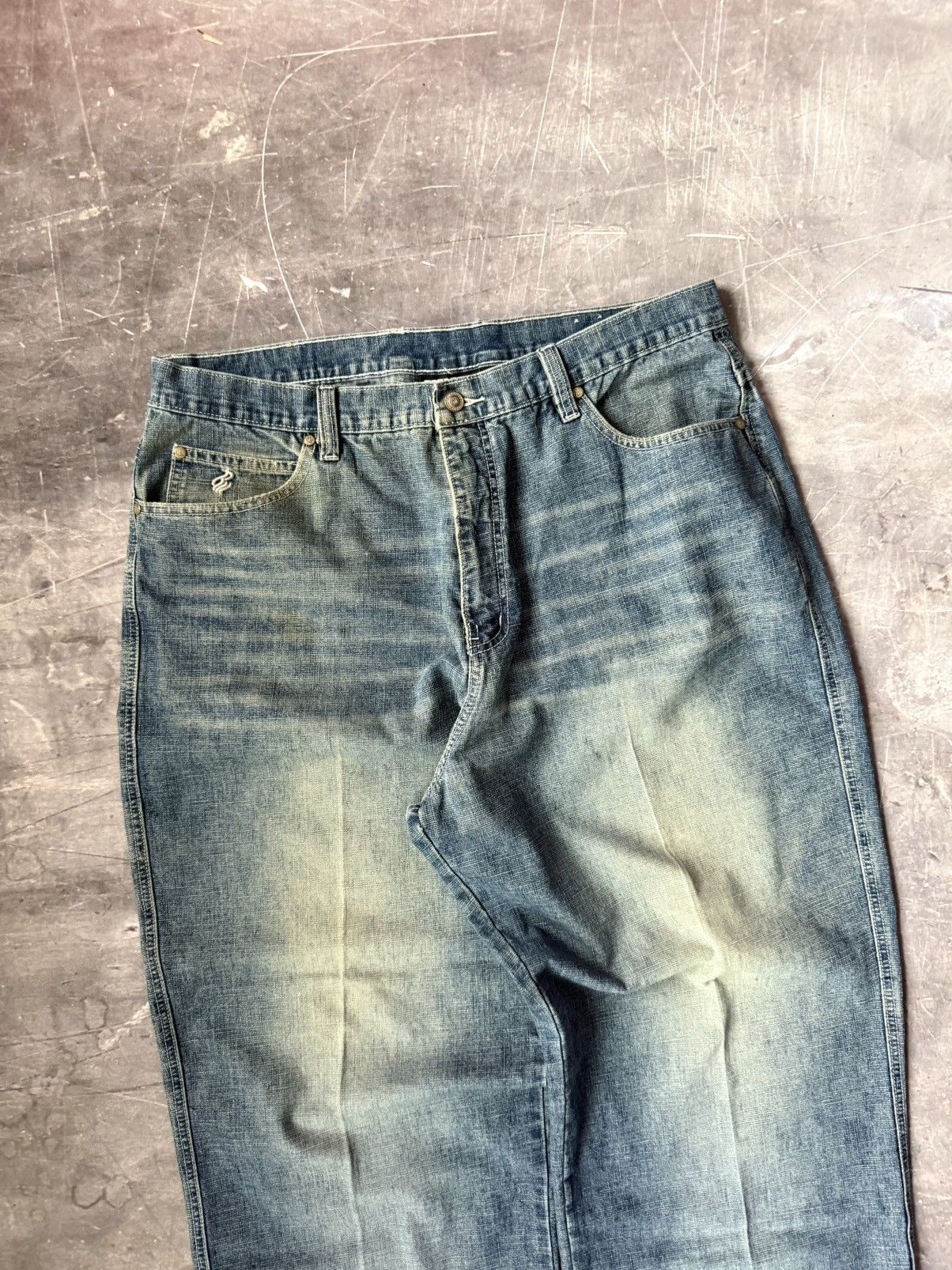 Rocawear Vintage Y2K Roca-Wear Denim Jeans (38X34) Size US 38 / EU 54 - 3 Thumbnail