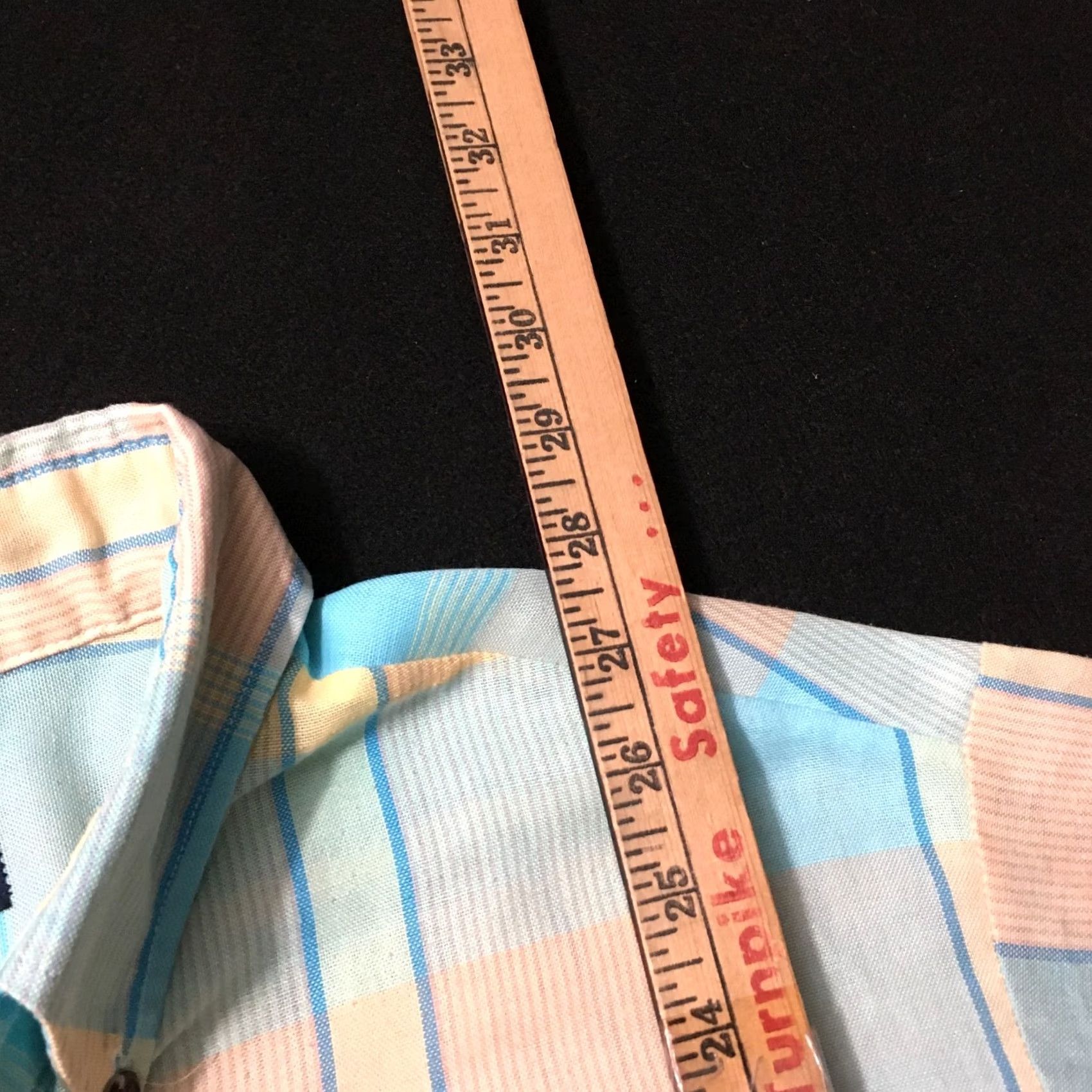 Vintage VINTAGE Par Four Sportswear Button-Up Shirt Men Large Short Sleeve Blue Yellow Size US L / EU 52-54 / 3 - 5 Thumbnail