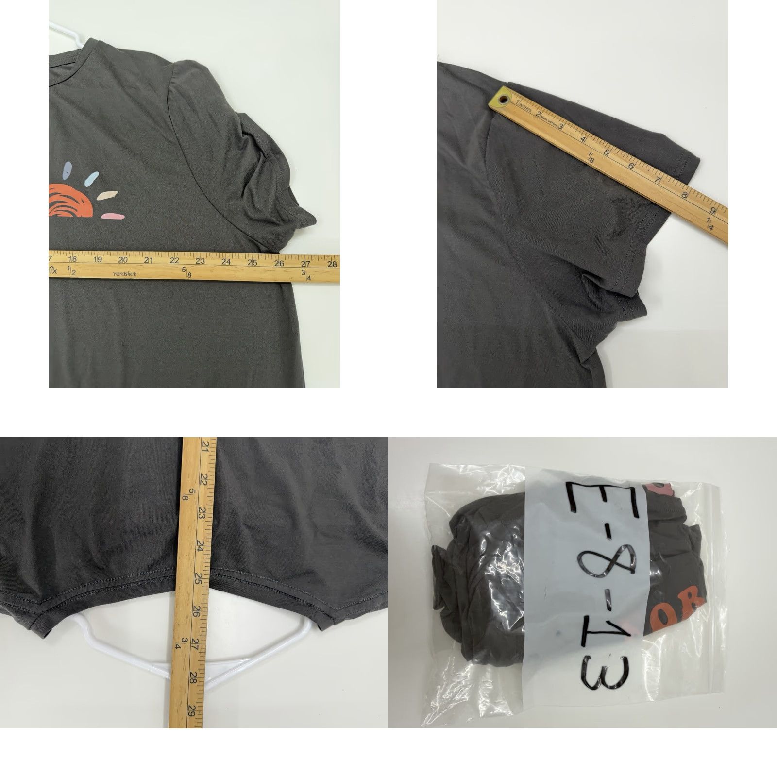 Shein SHEIN Womens Shirt 4XL Gray Chasing Sunsets Short Sleeve Shirt Womens 4XL Gray Chasing Sunsets Short Sleeve Size XXL / US 16-18 / IT 52-54 - 8 Thumbnail