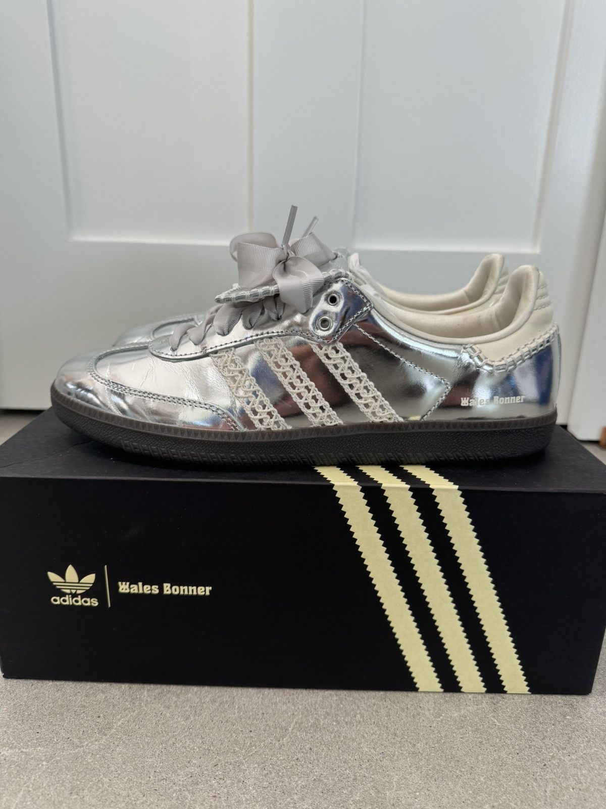 adidas gazelle silver green womens Adidas Samba Nylon Wales Bonner Dark Brown - IE0578