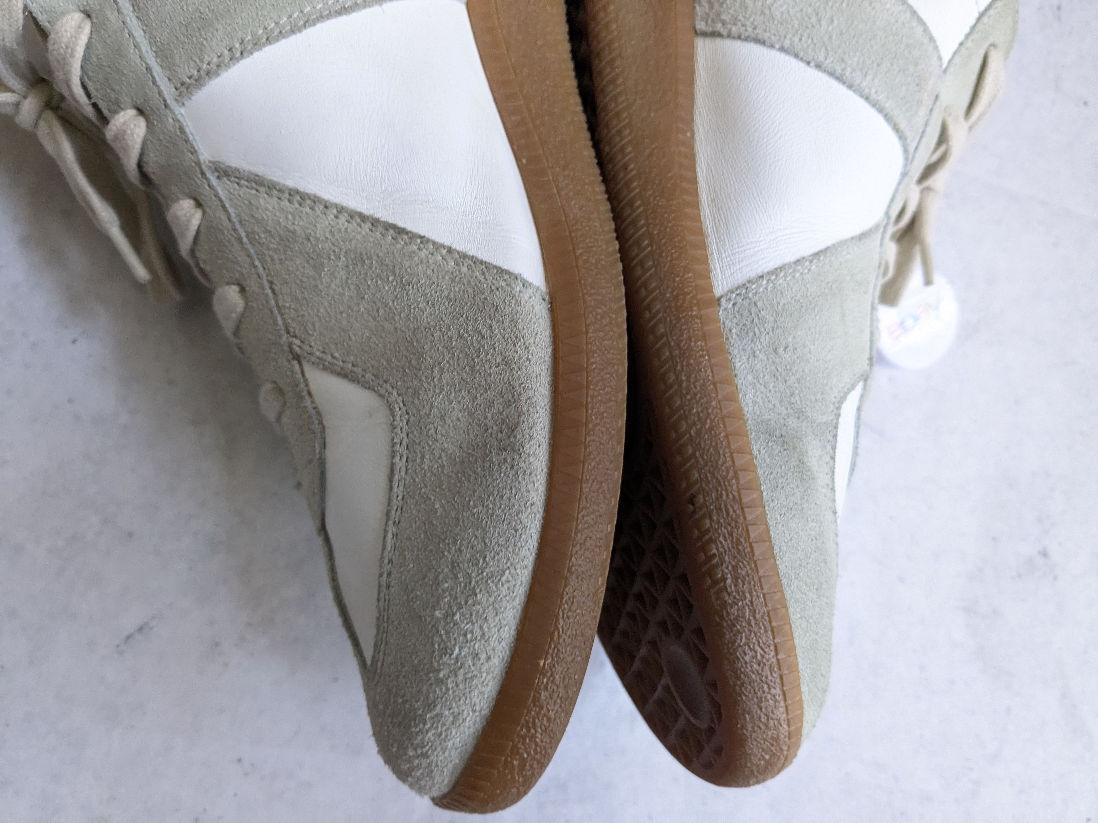 Maison Margiela Maison Margiela Replica GAT White Gray 12 45 Low Tops Size US 12 / EU 45 - 13 Thumbnail