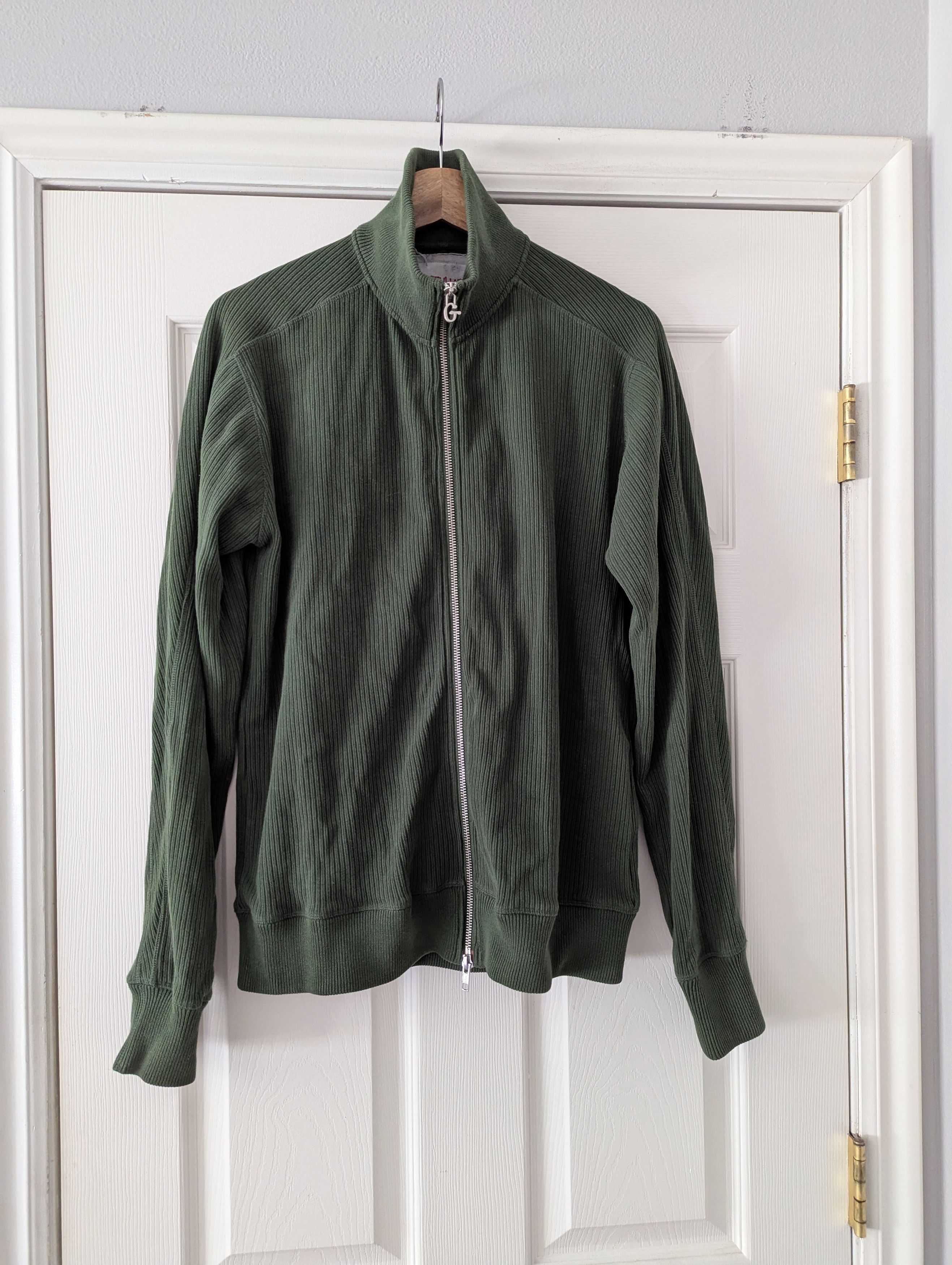 Story Mfg. Green Zip Up Knit Size US S / EU 44-46 / 1 - 1 Thumbnail